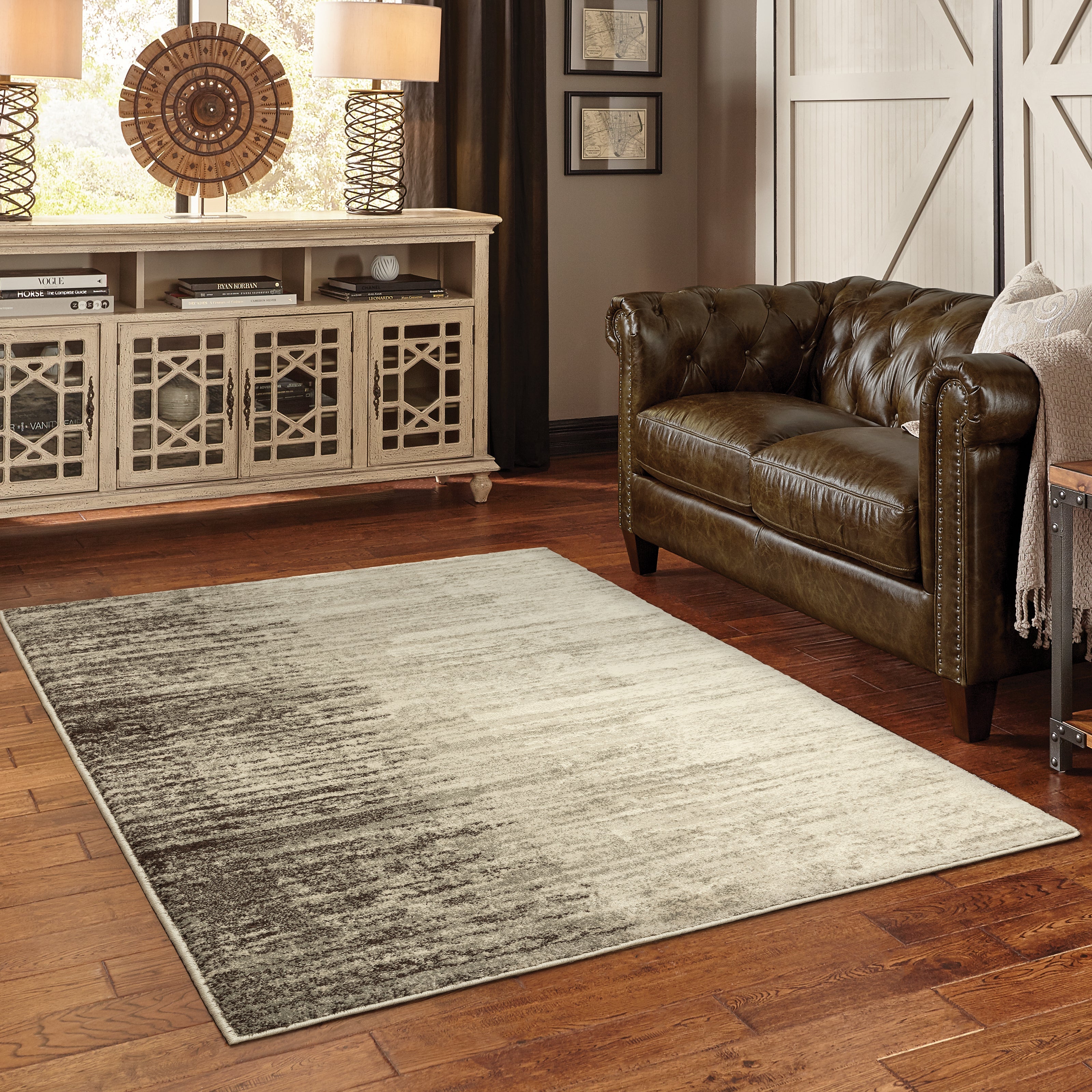 Oriental Weavers Carson 735A Beige/Grey Area Rug