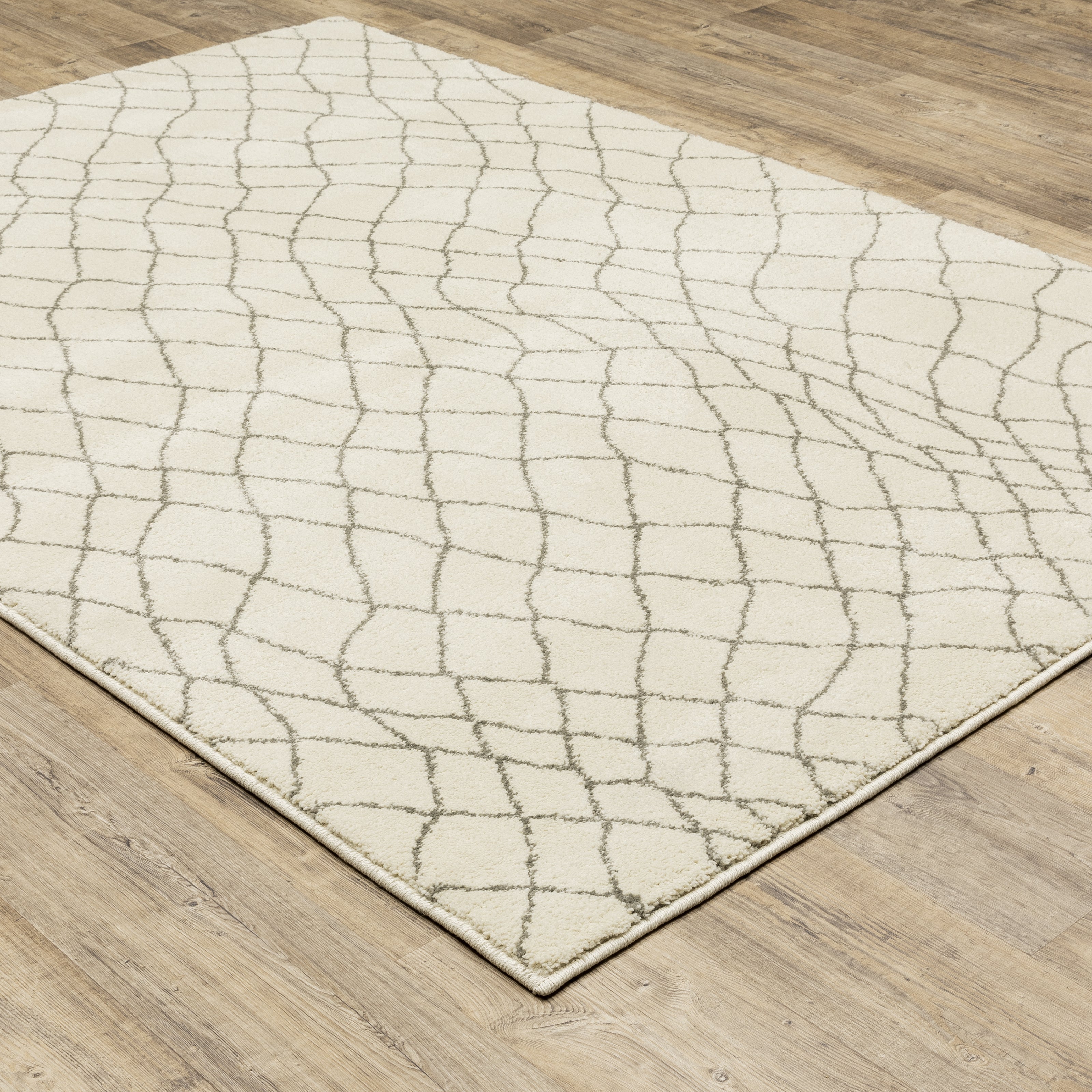 Oriental Weavers Carson 738B Ivory/Grey Area Rug