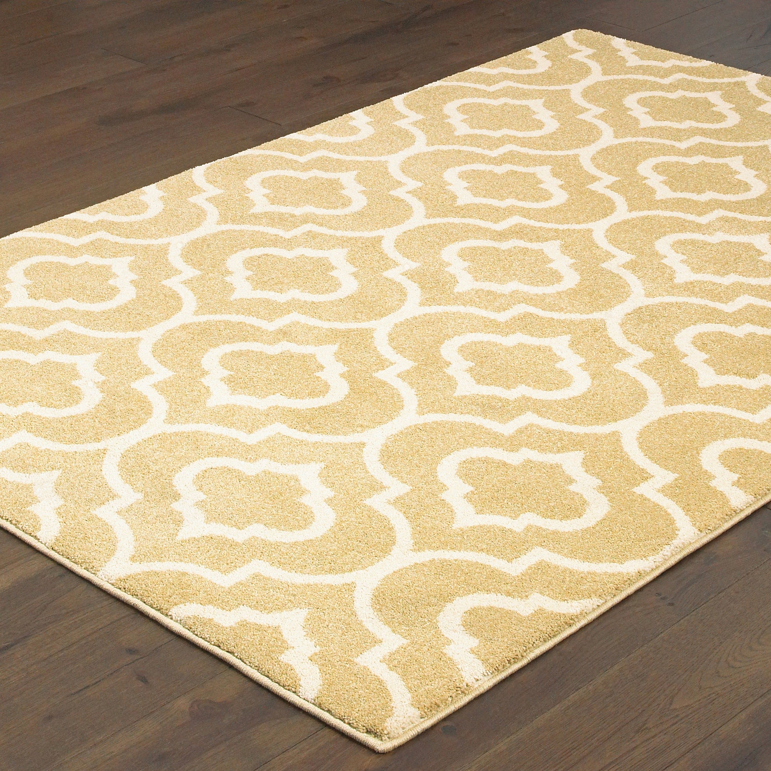 Oriental Weavers Carson 9672E Gold/Ivory Area Rug