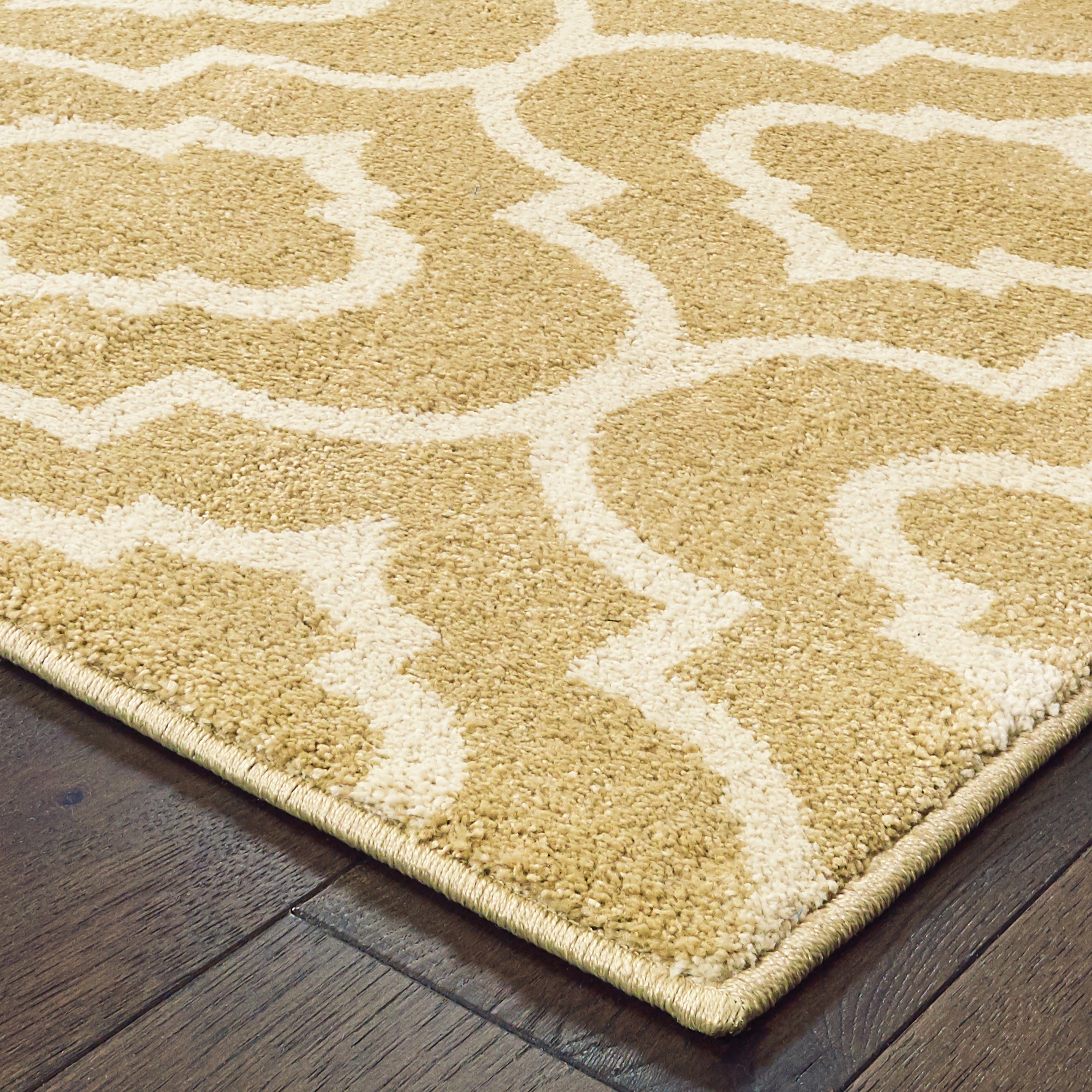 Oriental Weavers Carson 9672E Gold/Ivory Area Rug