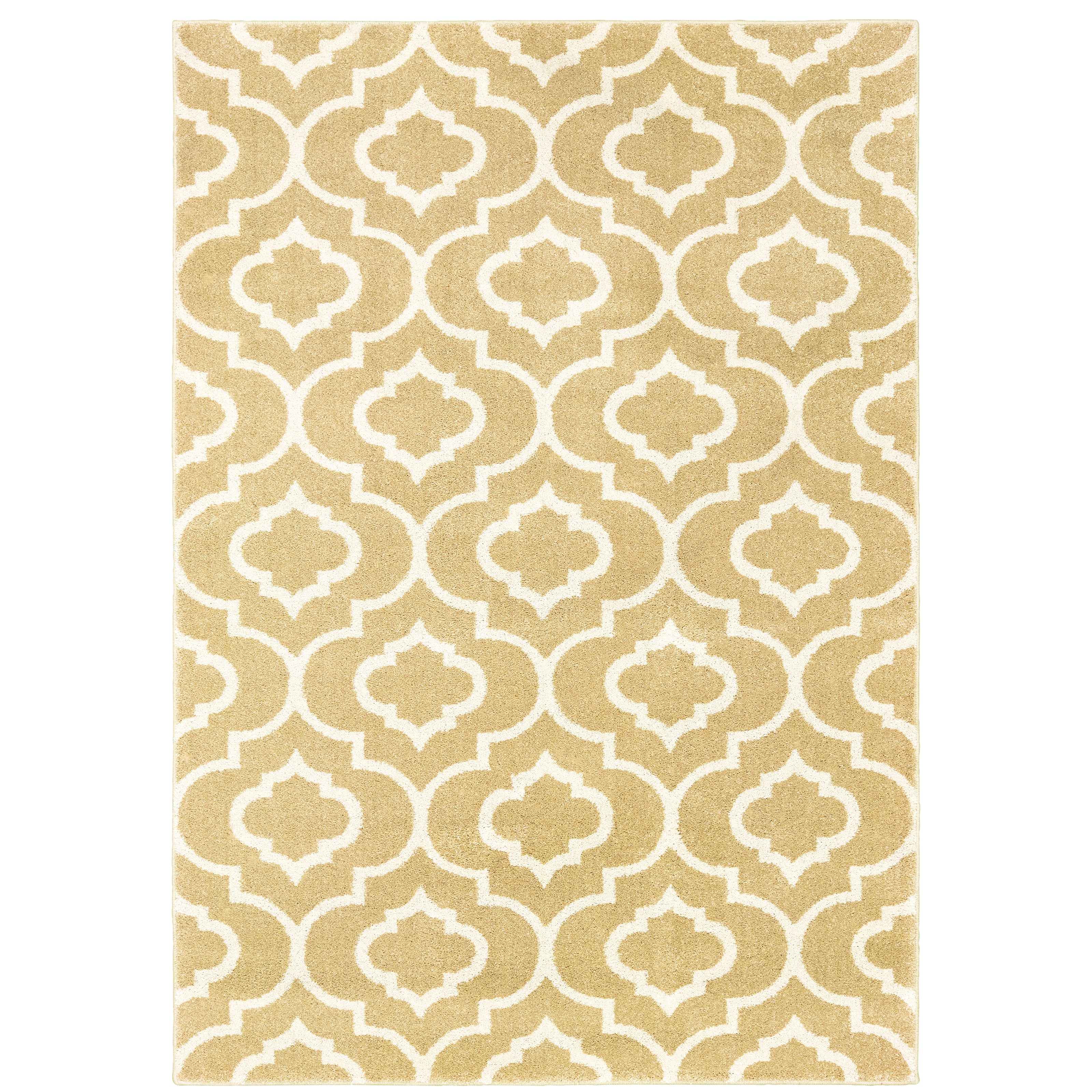 Oriental Weavers Carson 9672E Gold/Ivory Area Rug
