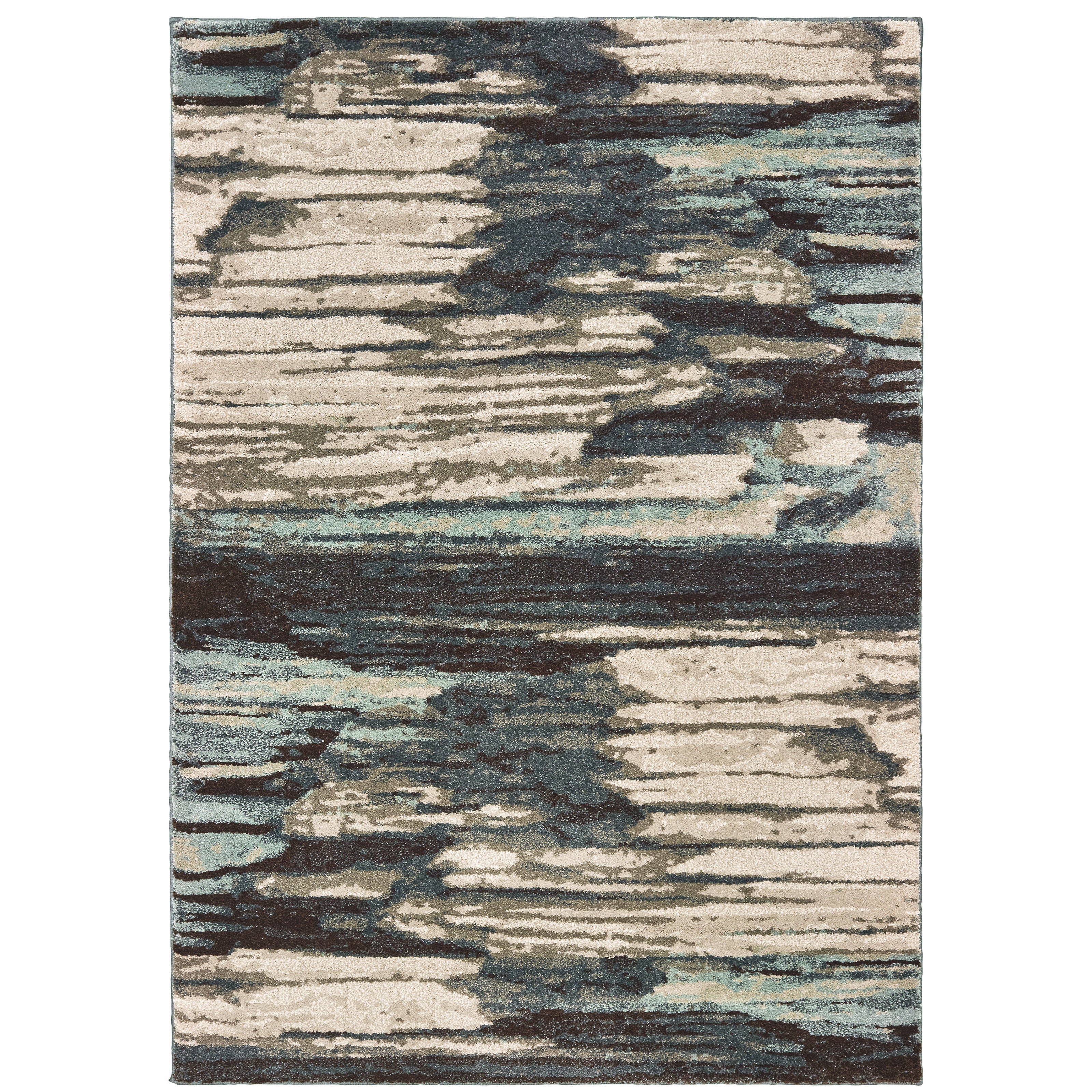 Oriental Weavers Carson 9675A Blue/Ivory Area Rug