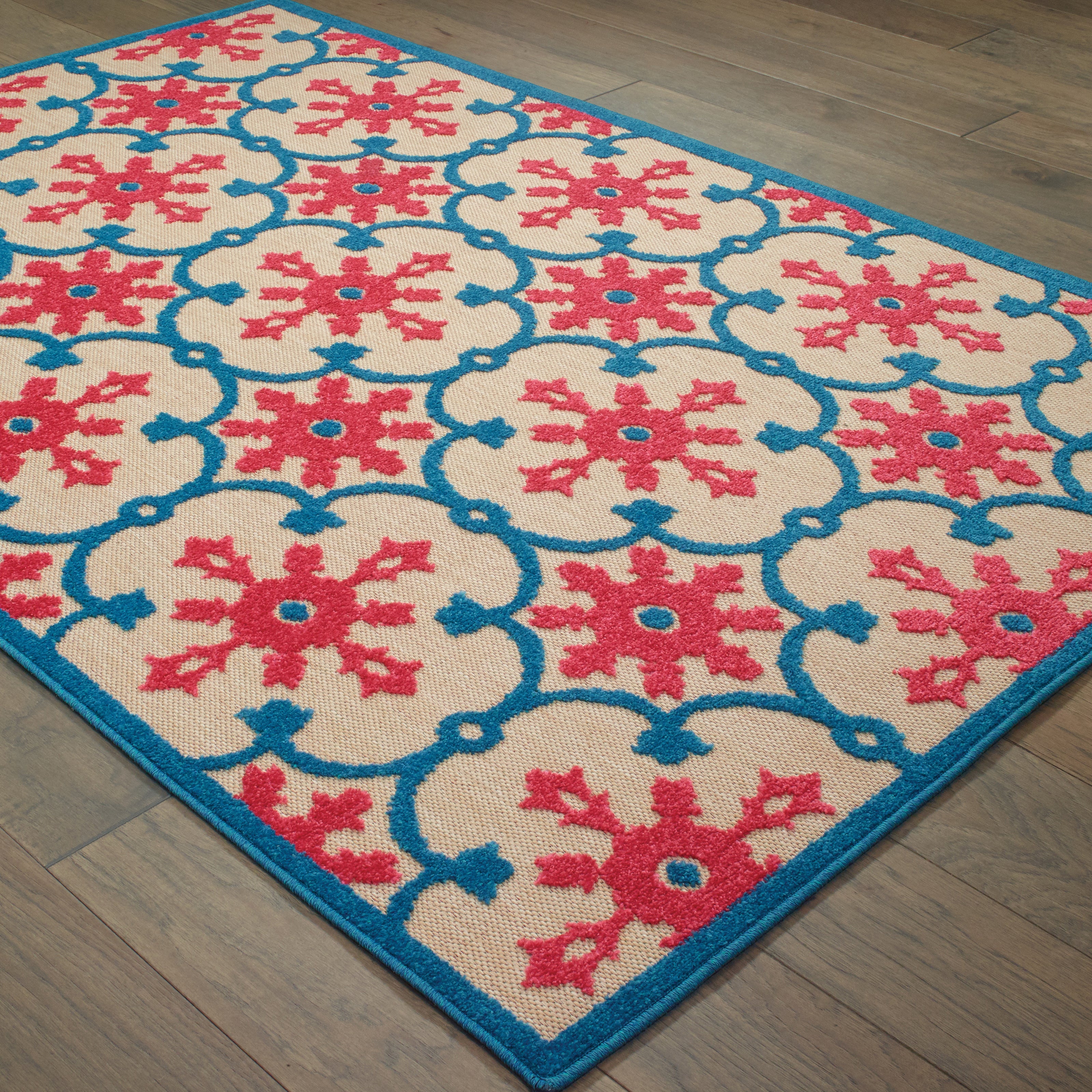 Oriental Weavers Cayman 190L Sand/Pink Area Rug