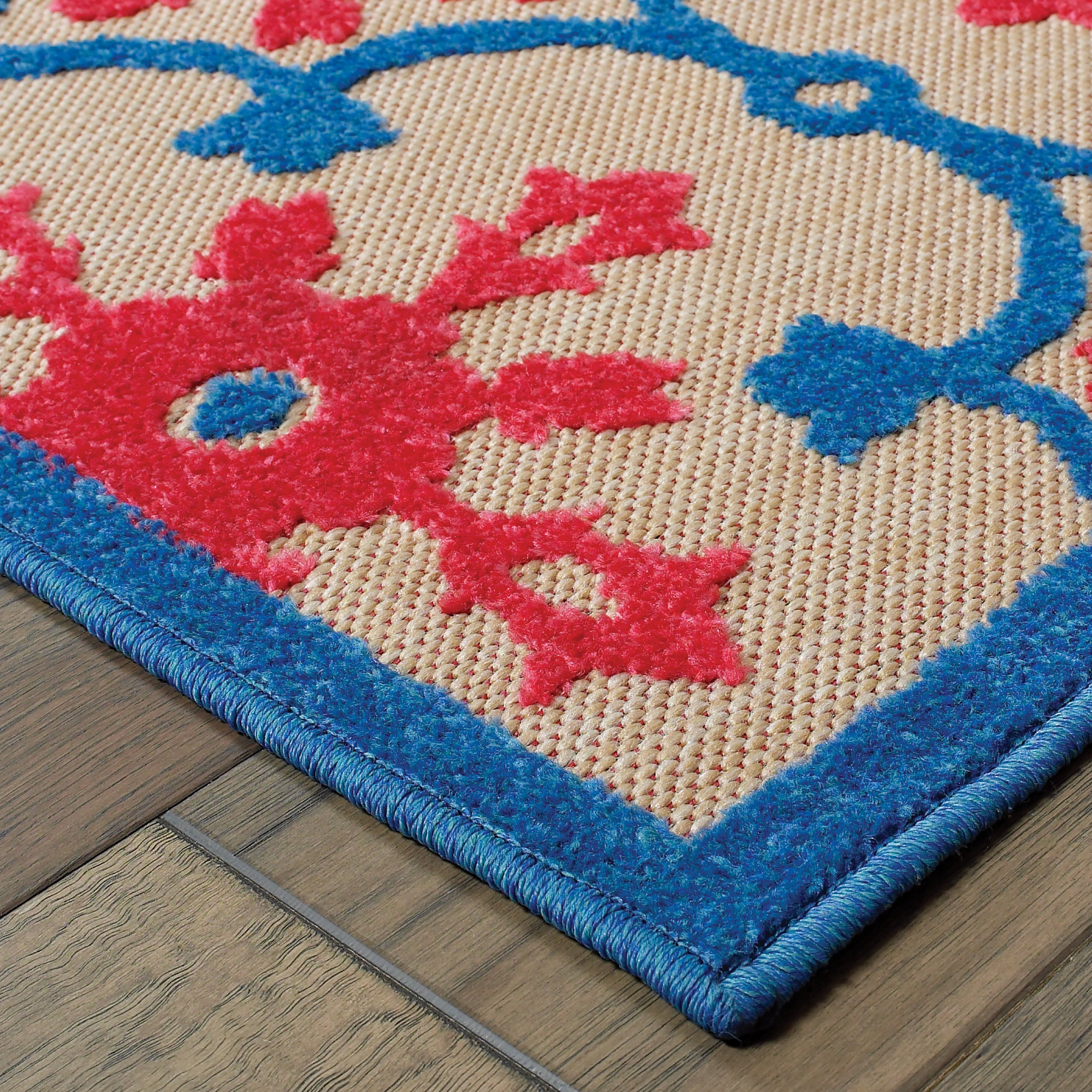 Oriental Weavers Cayman 190L Sand/Pink Area Rug