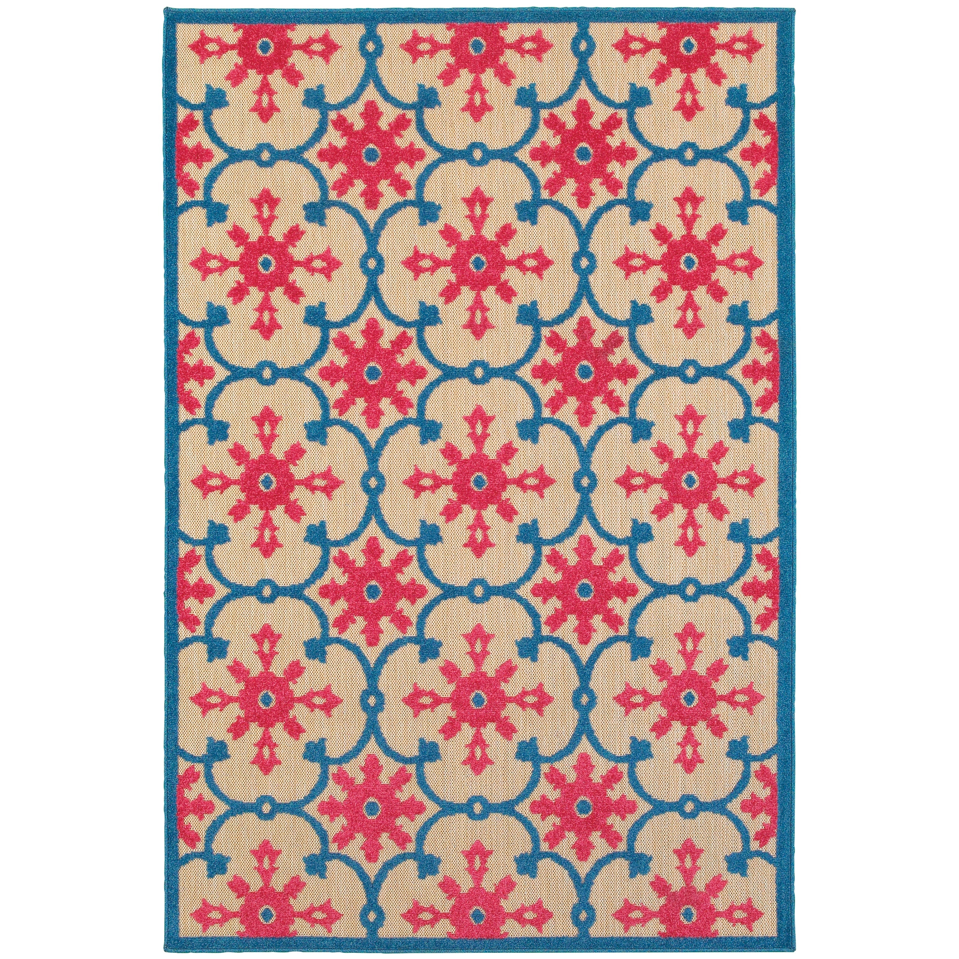 Oriental Weavers Cayman 190L Sand/Pink Area Rug