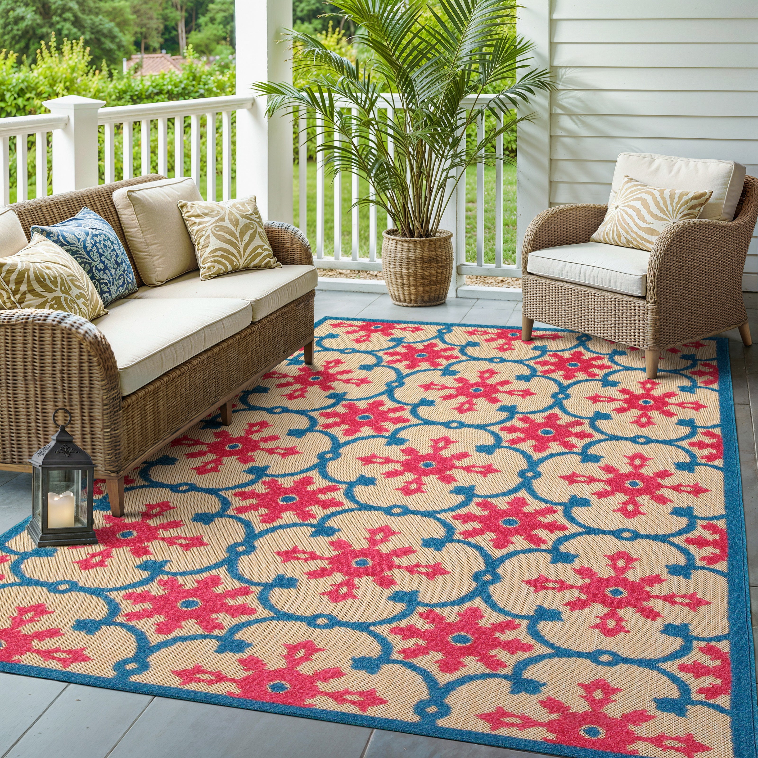 Oriental Weavers Cayman 190L Sand/Pink Area Rug