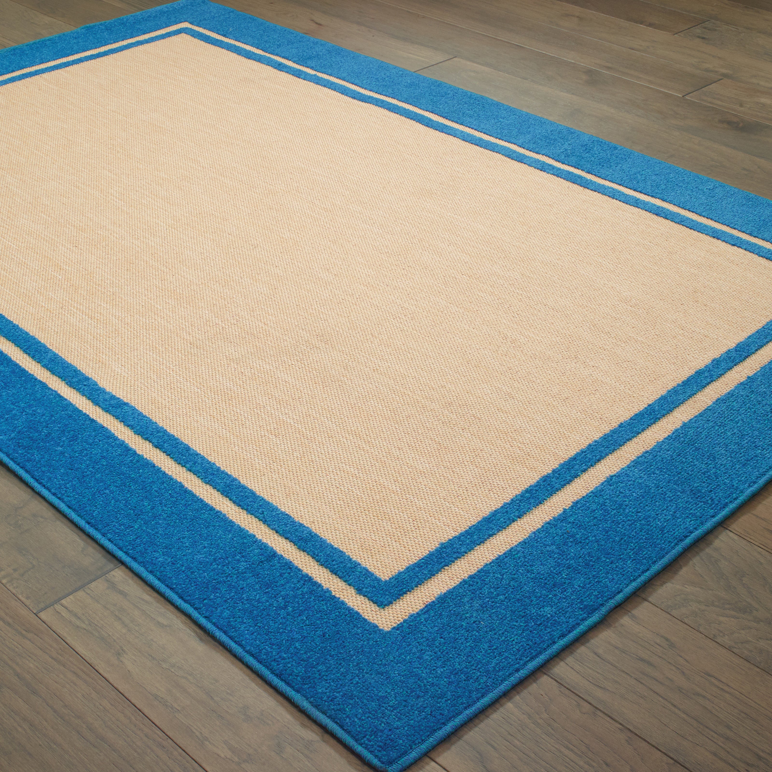 Oriental Weavers Cayman 5594B Sand/Blue Area Rug