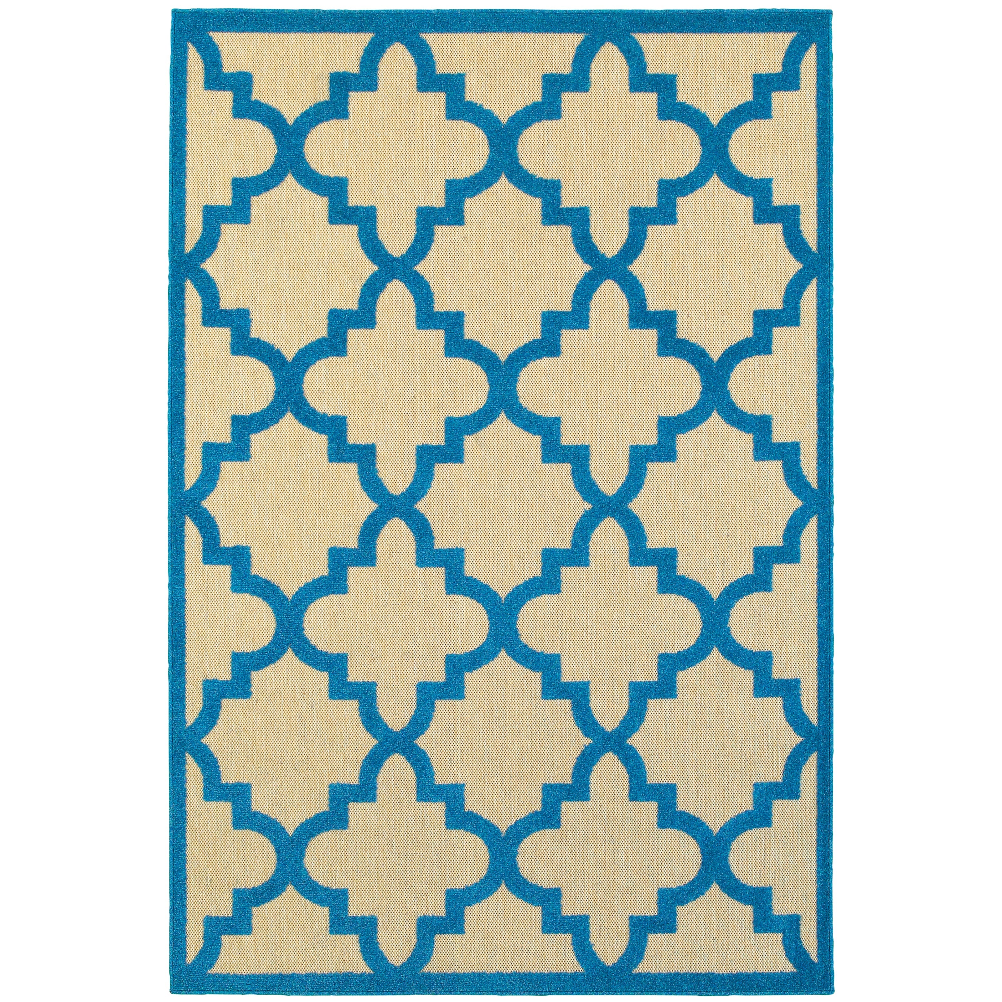 Oriental Weavers Cayman 660L Sand/Blue Area Rug