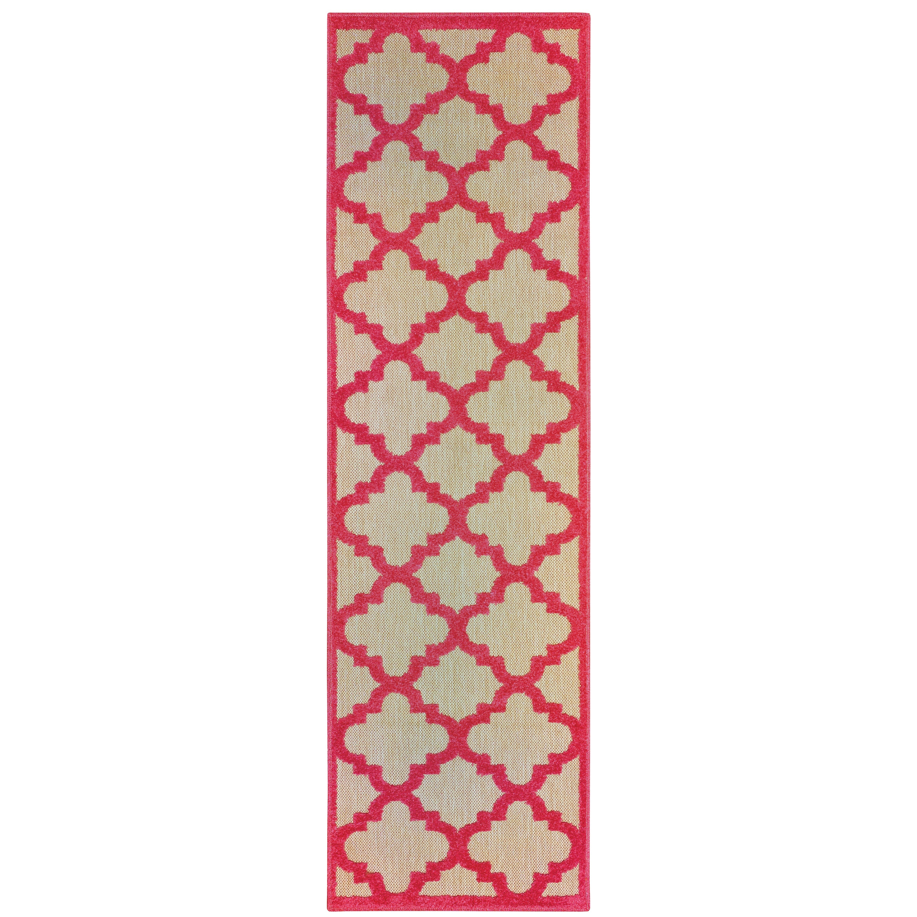 Oriental Weavers Cayman 660P Sand/Pink Area Rug