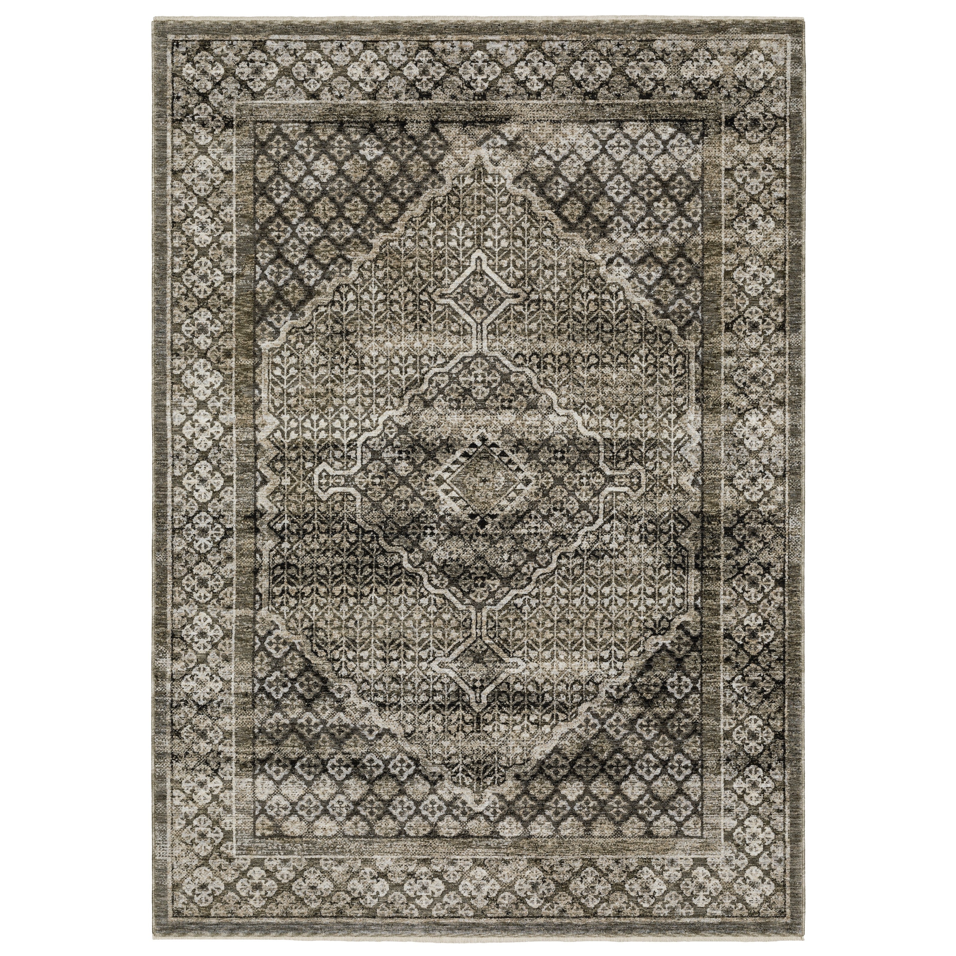 Oriental Weavers Chamberlain CH02D Grey/Beige Area Rug