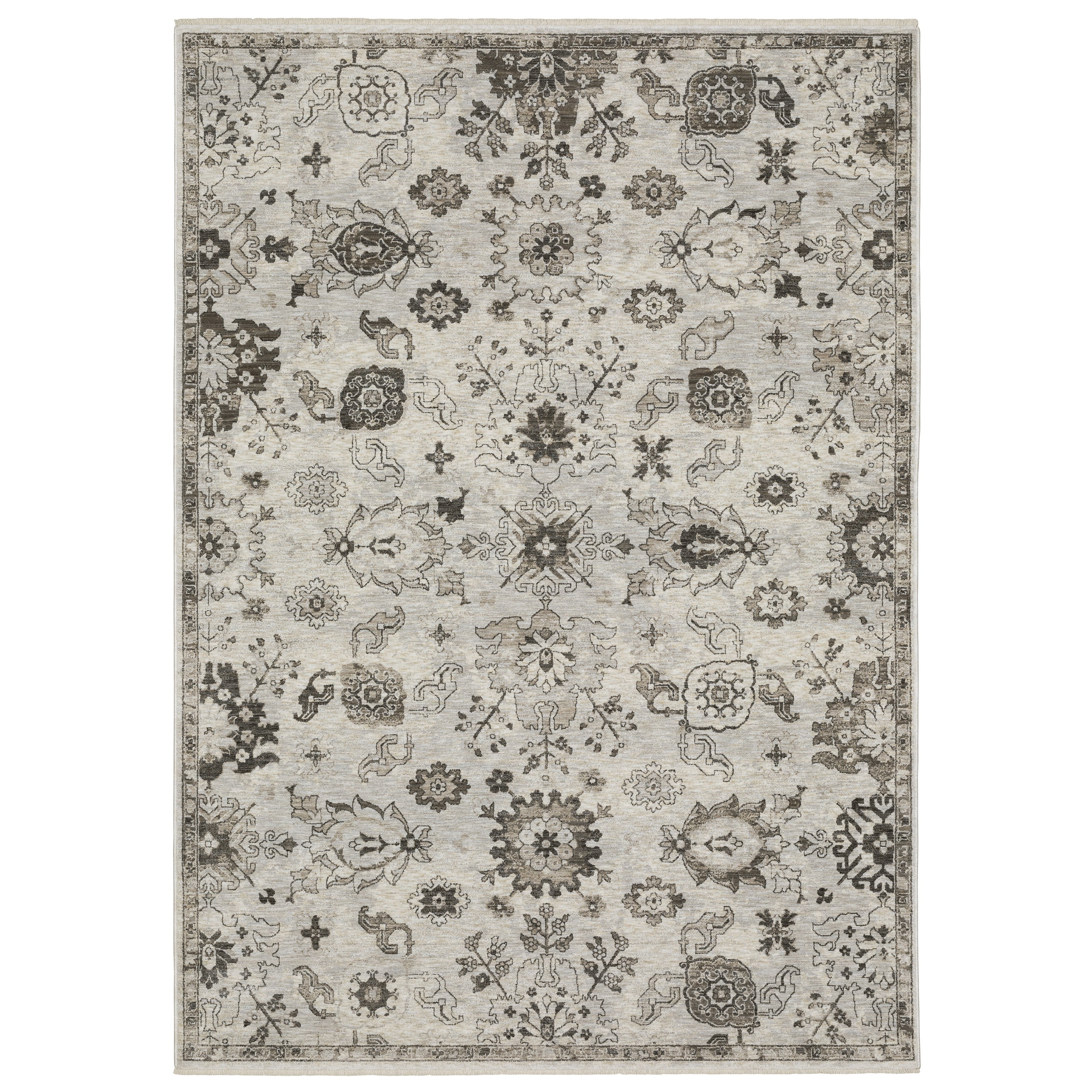 Oriental Weavers Chamberlain CH06B Ivory/Grey Area Rug