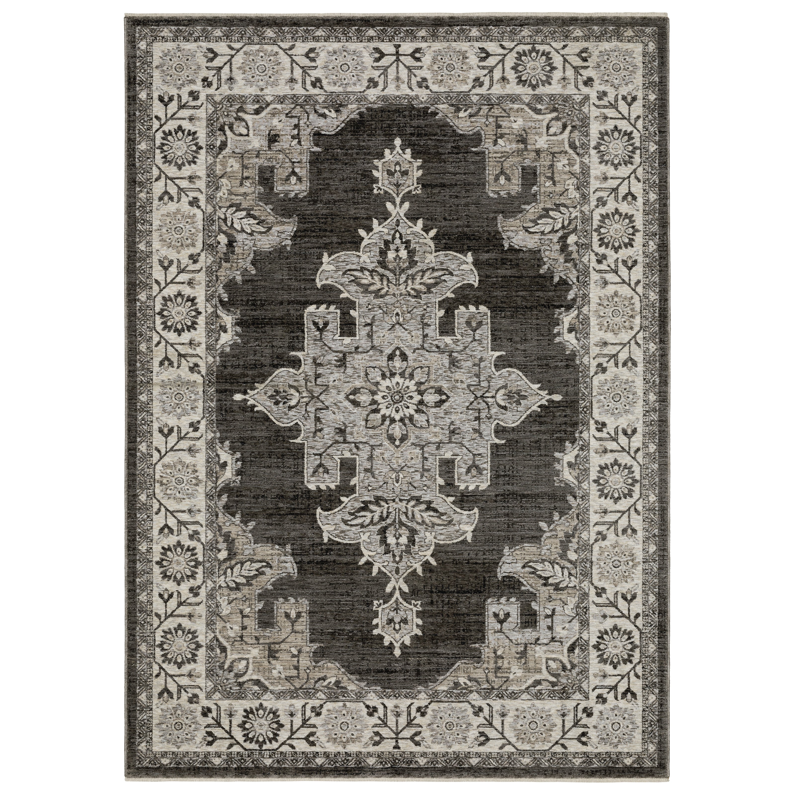 Oriental Weavers Chamberlain CH08B Grey/Beige Area Rug