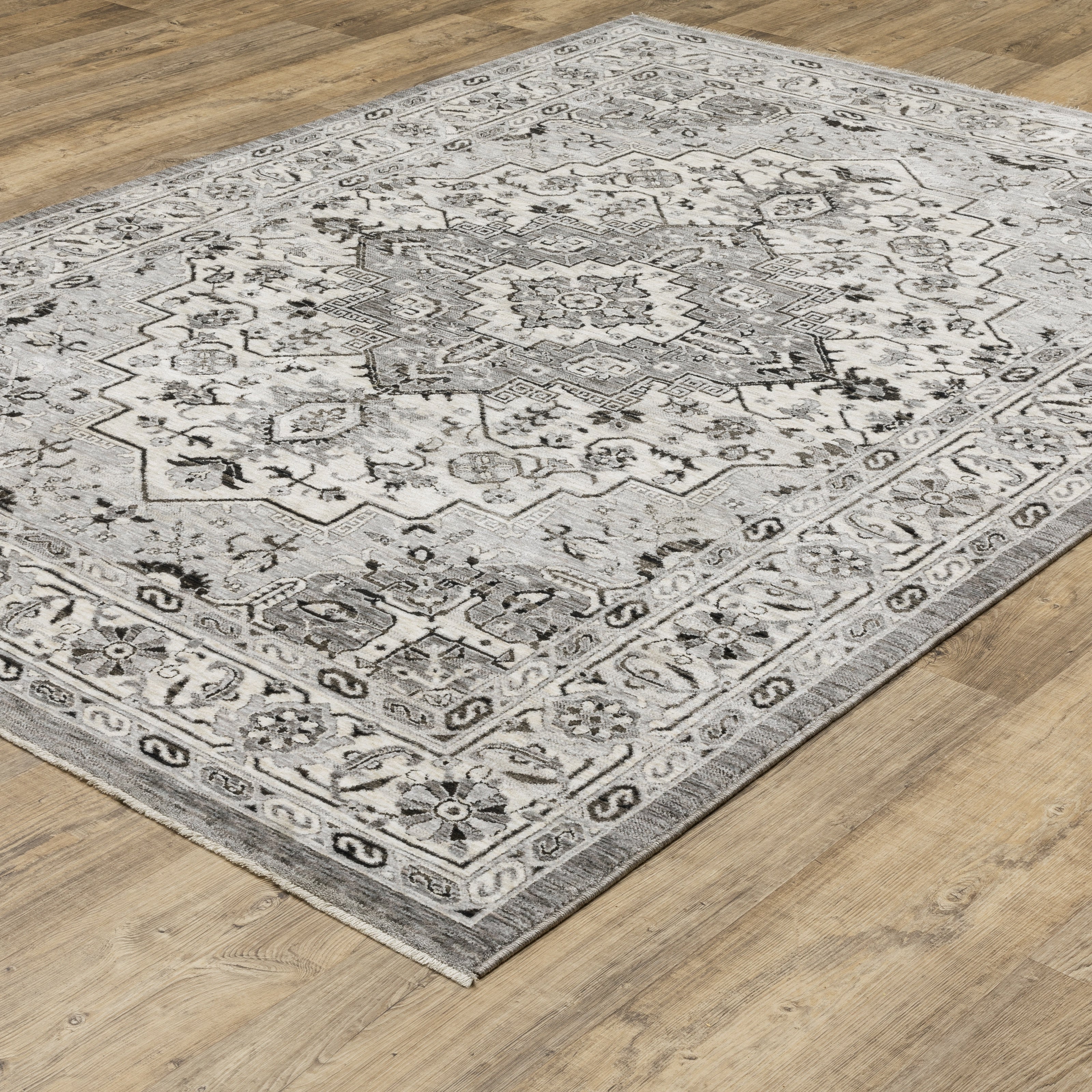 Oriental Weavers Chamberlain CH10L Grey/Grey Area Rug