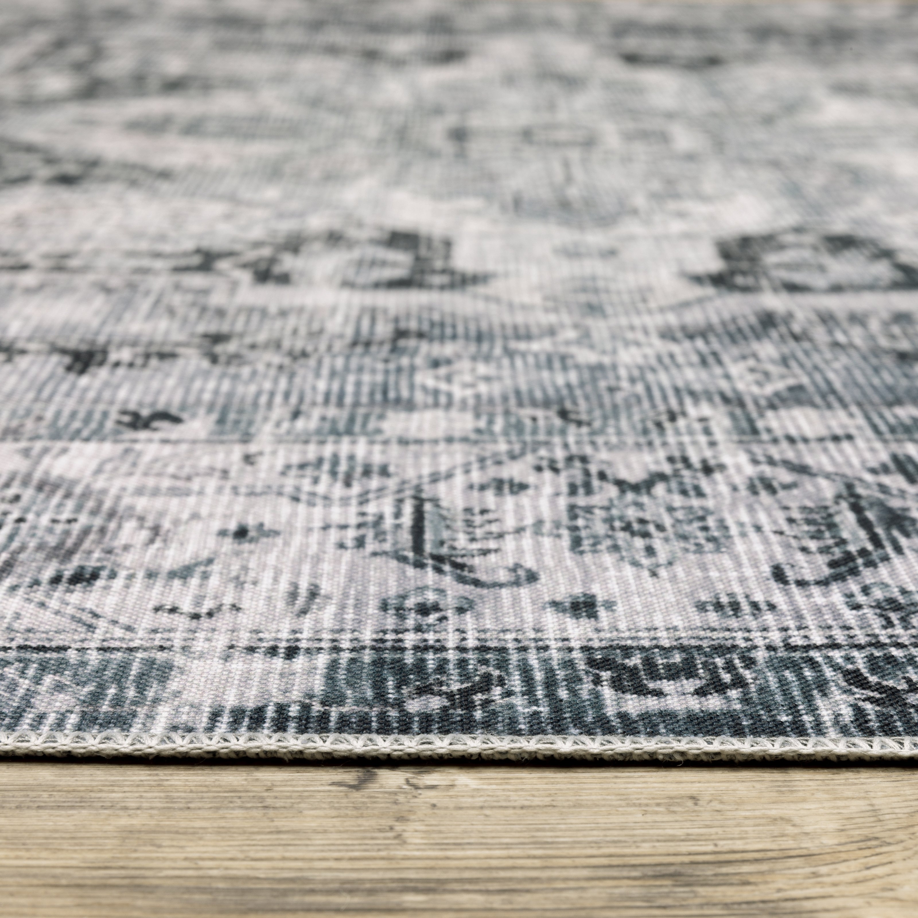 Oriental Weavers Charleston CHA03 Charcoal/Ivory Area Rug