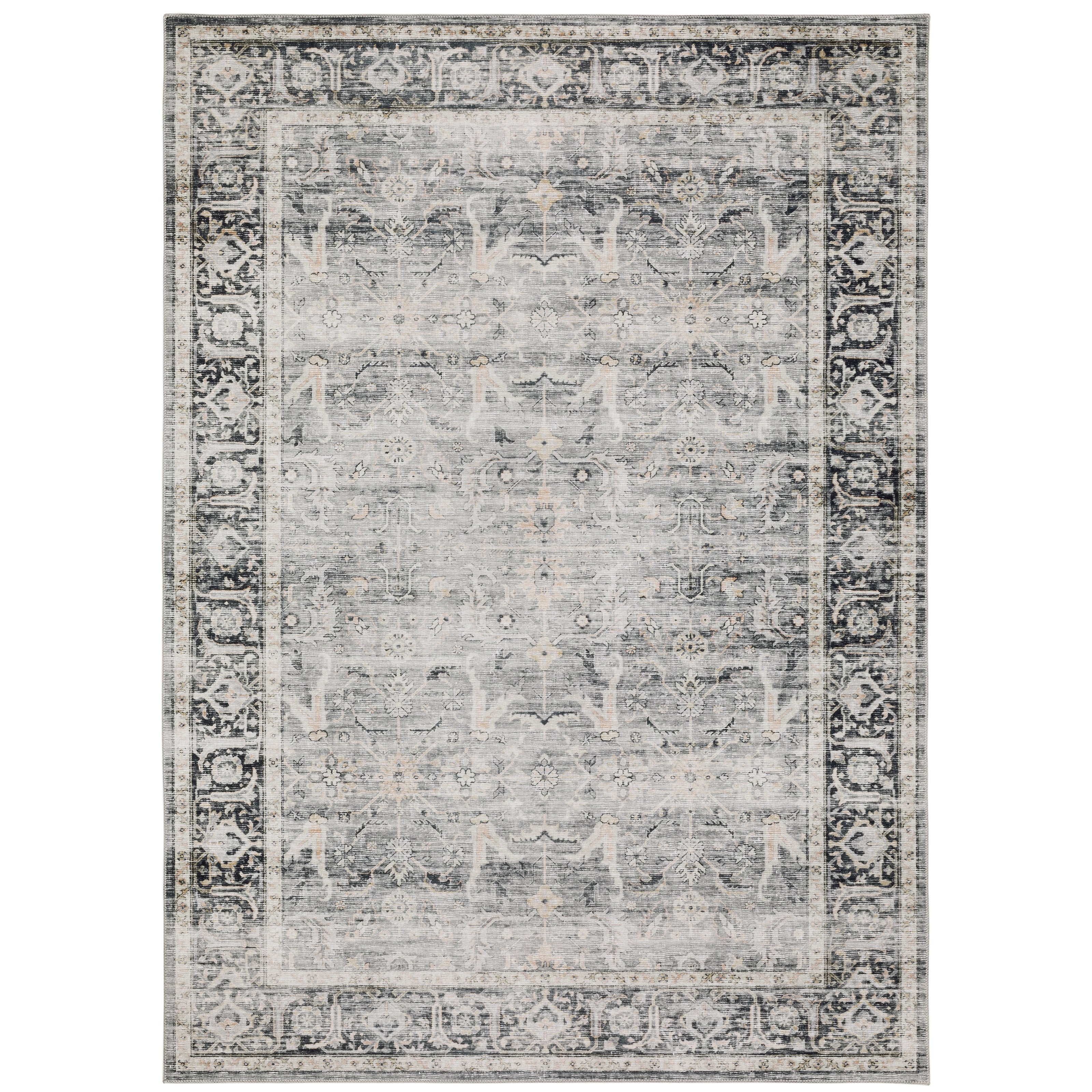 Oriental Weavers Charleston CHA07 Charcoal/Grey Area Rug