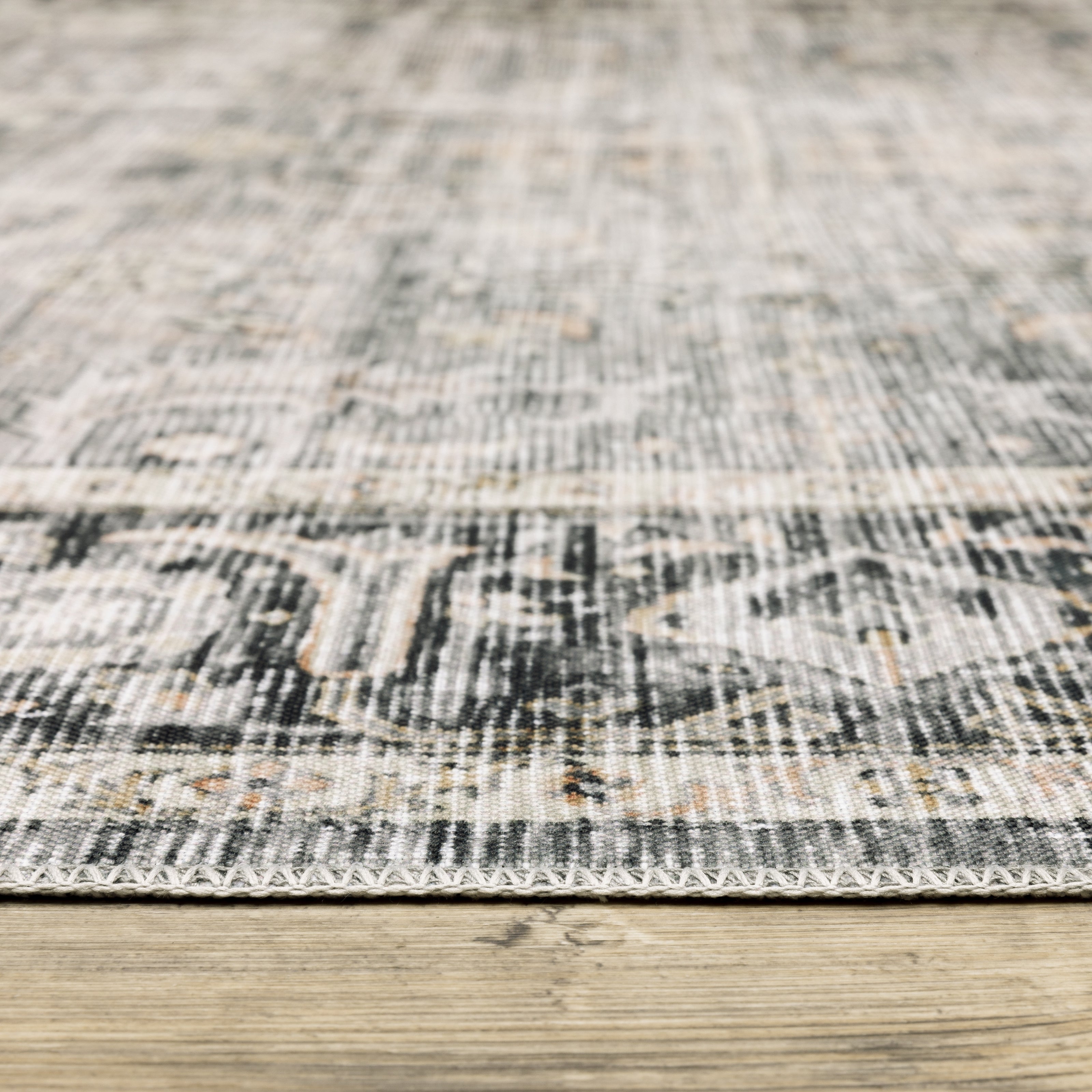 Oriental Weavers Charleston CHA07 Charcoal/Grey Area Rug