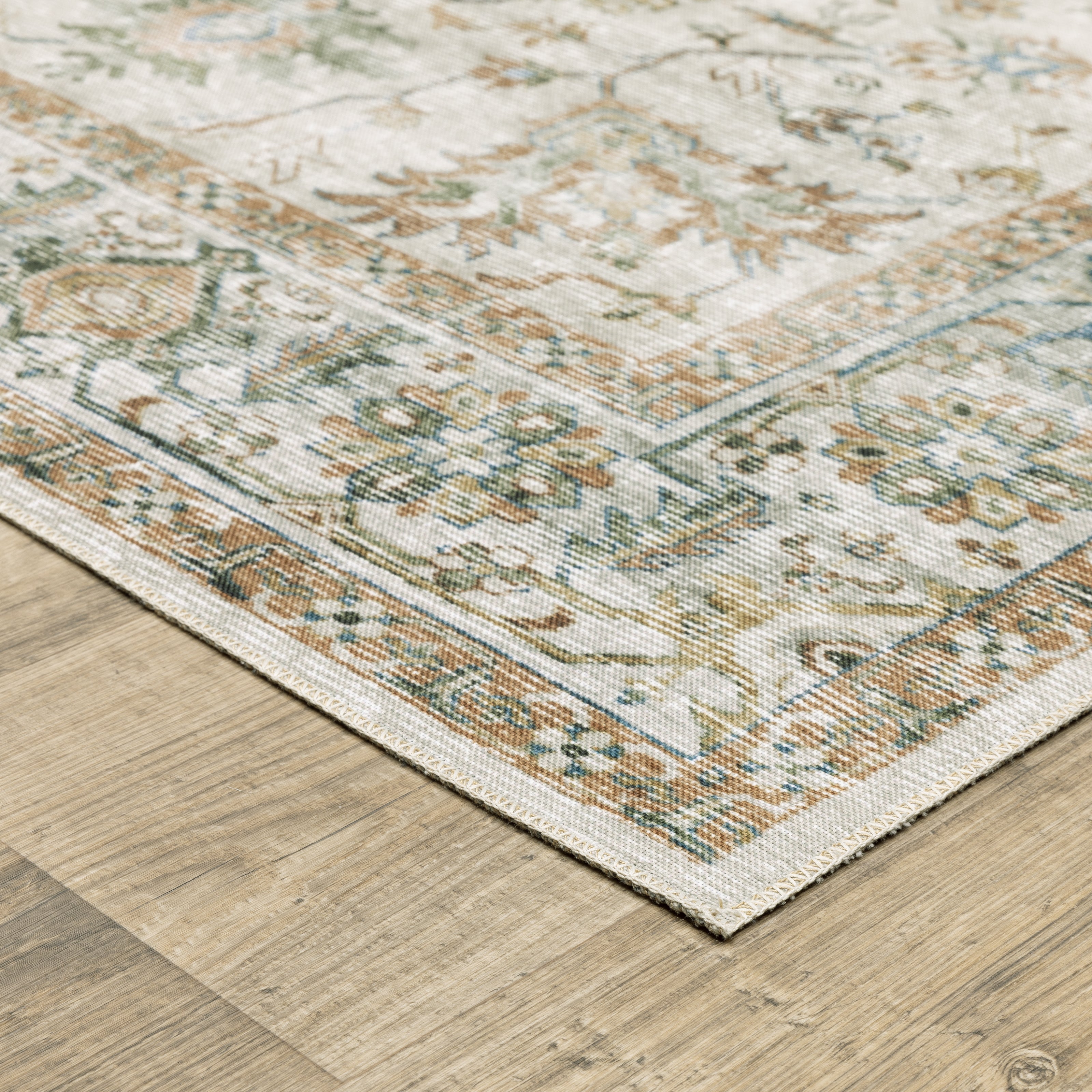 Oriental Weavers Charleston CHA10 Ivory/Multi Area Rug
