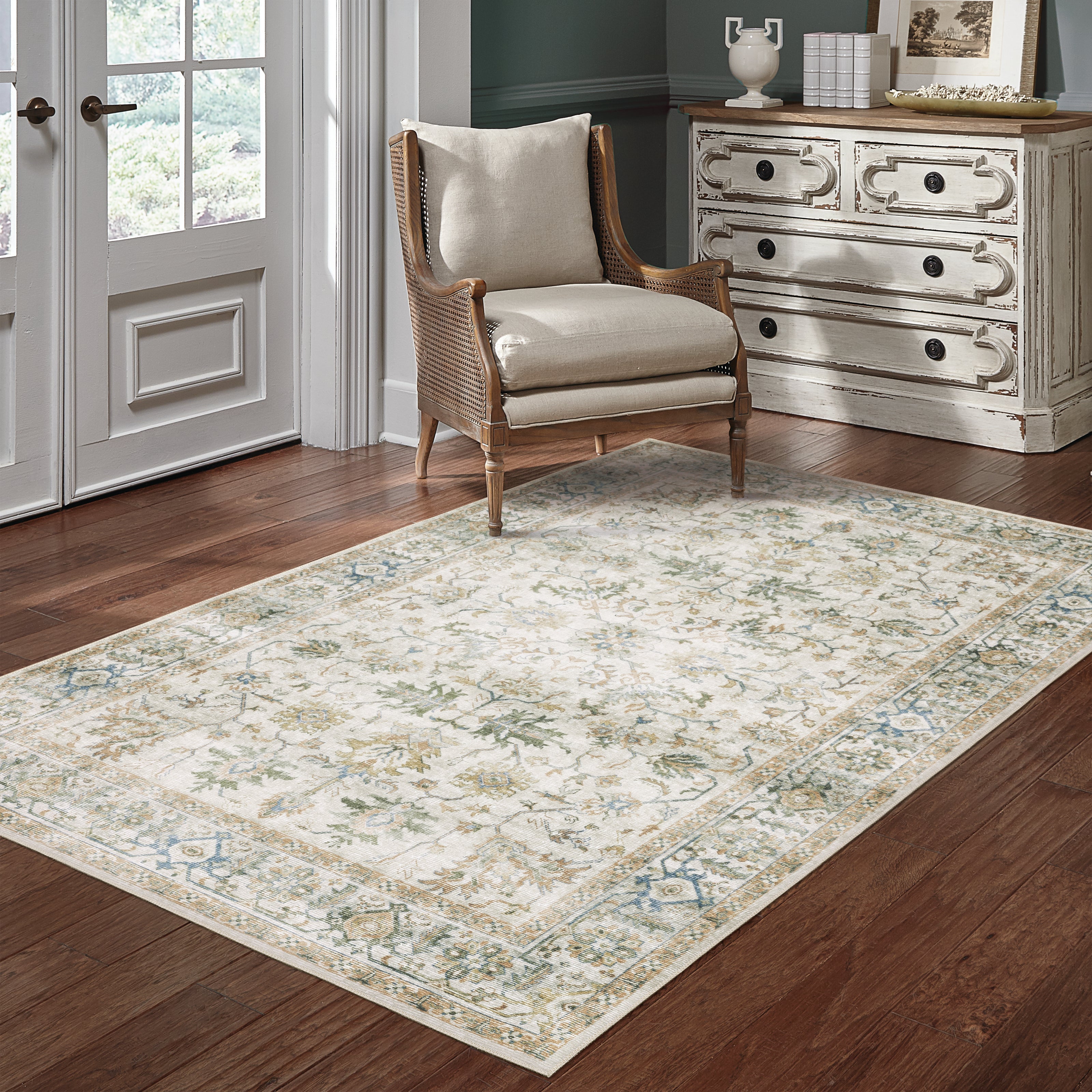 Oriental Weavers Charleston CHA10 Ivory/Multi Area Rug