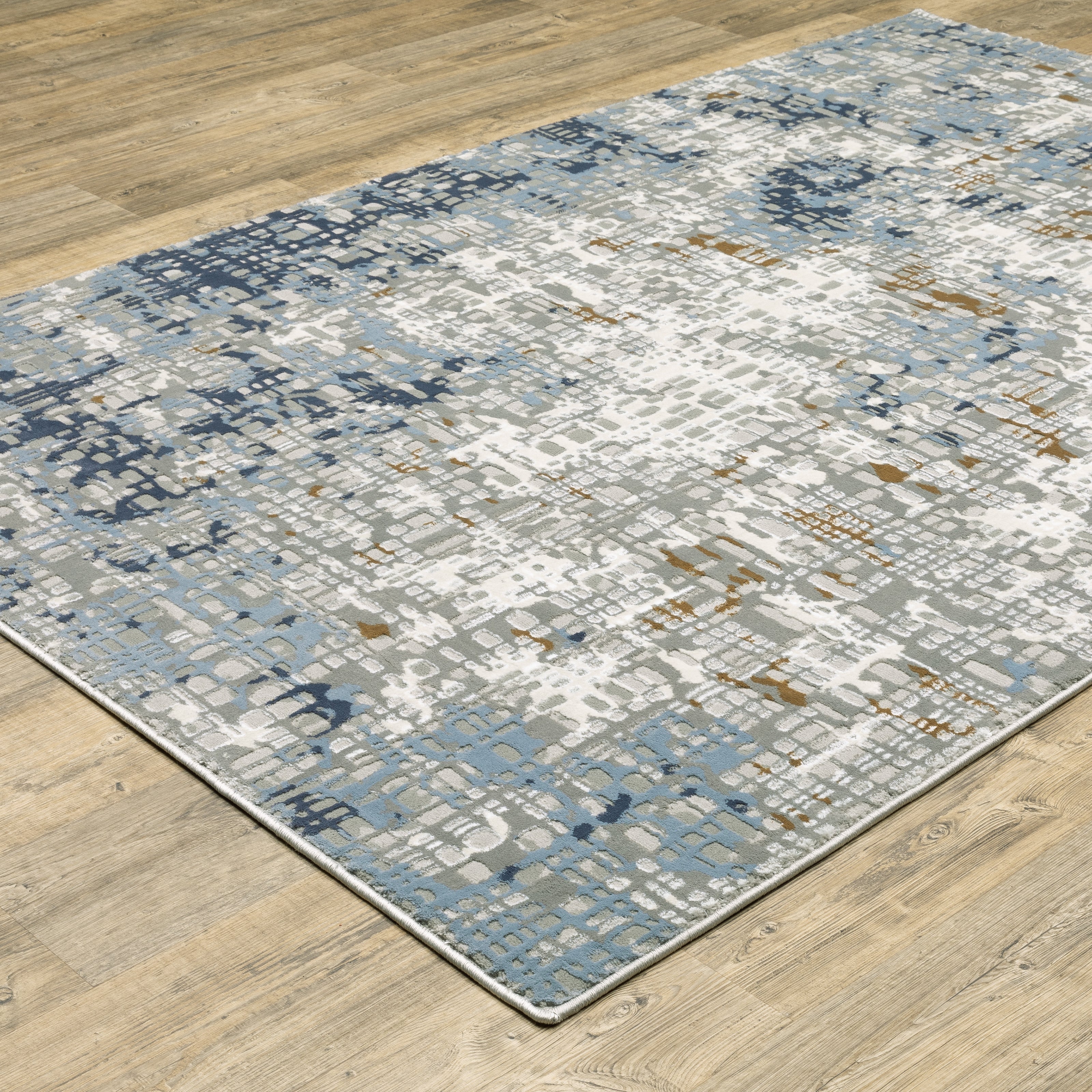 Oriental Weavers Easton 11E Blue/Ivory Area Rug