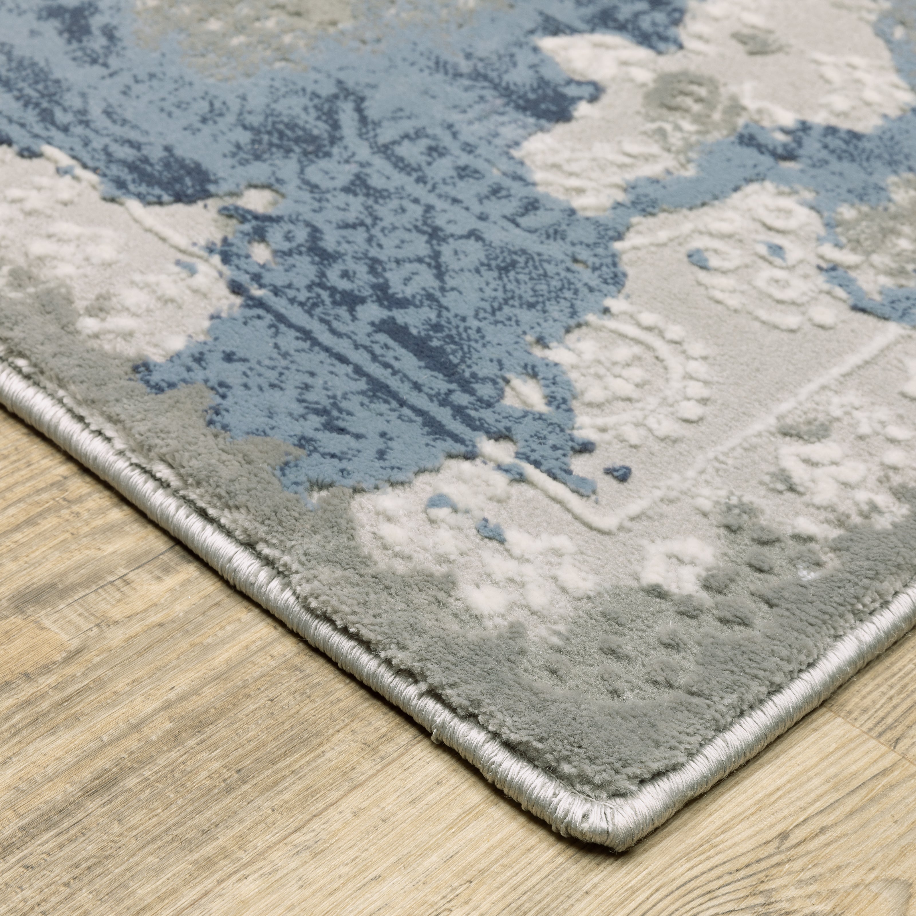 Oriental Weavers Easton 3313Q Beige/Blue Area Rug