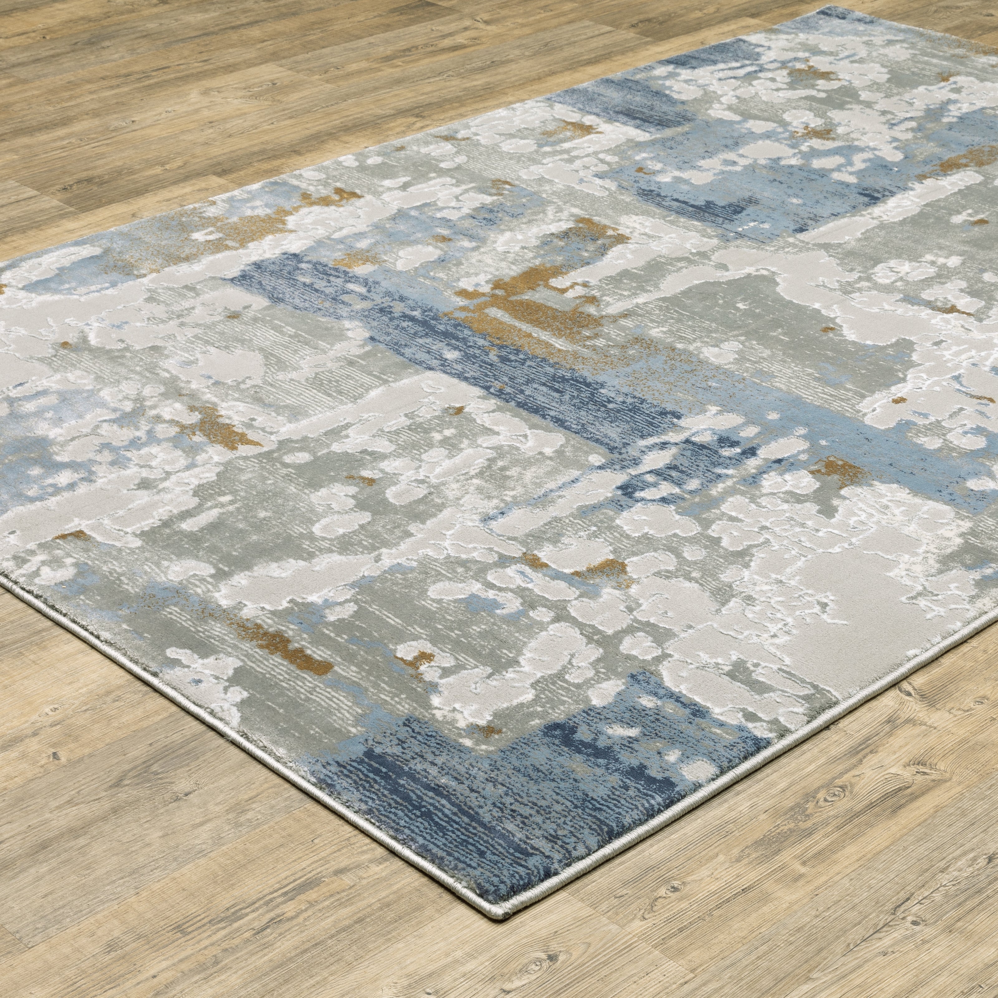 Oriental Weavers Easton 4518X Grey/Blue Area Rug