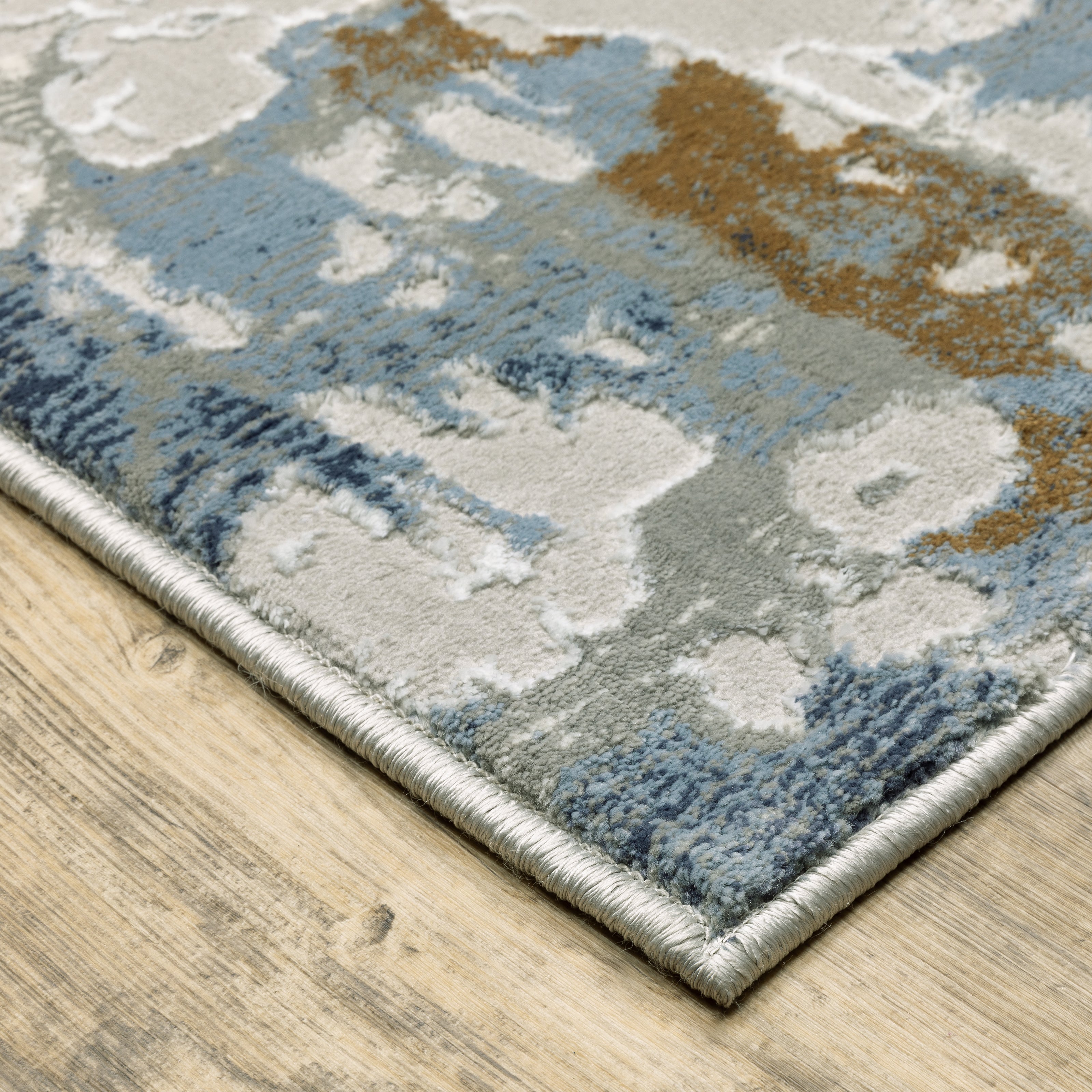 Oriental Weavers Easton 4518X Grey/Blue Area Rug