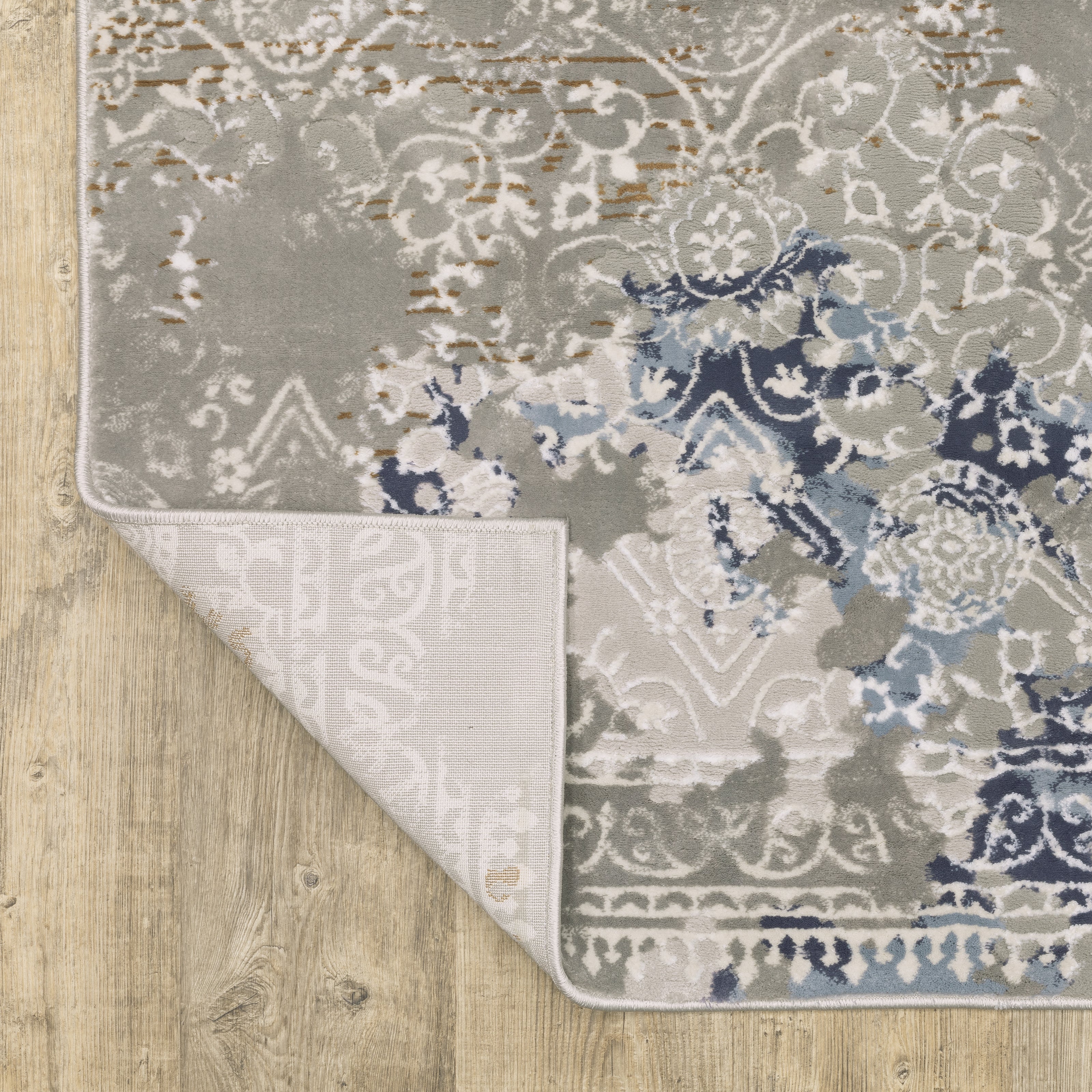 Oriental Weavers Easton 7111F Grey/Blue Area Rug