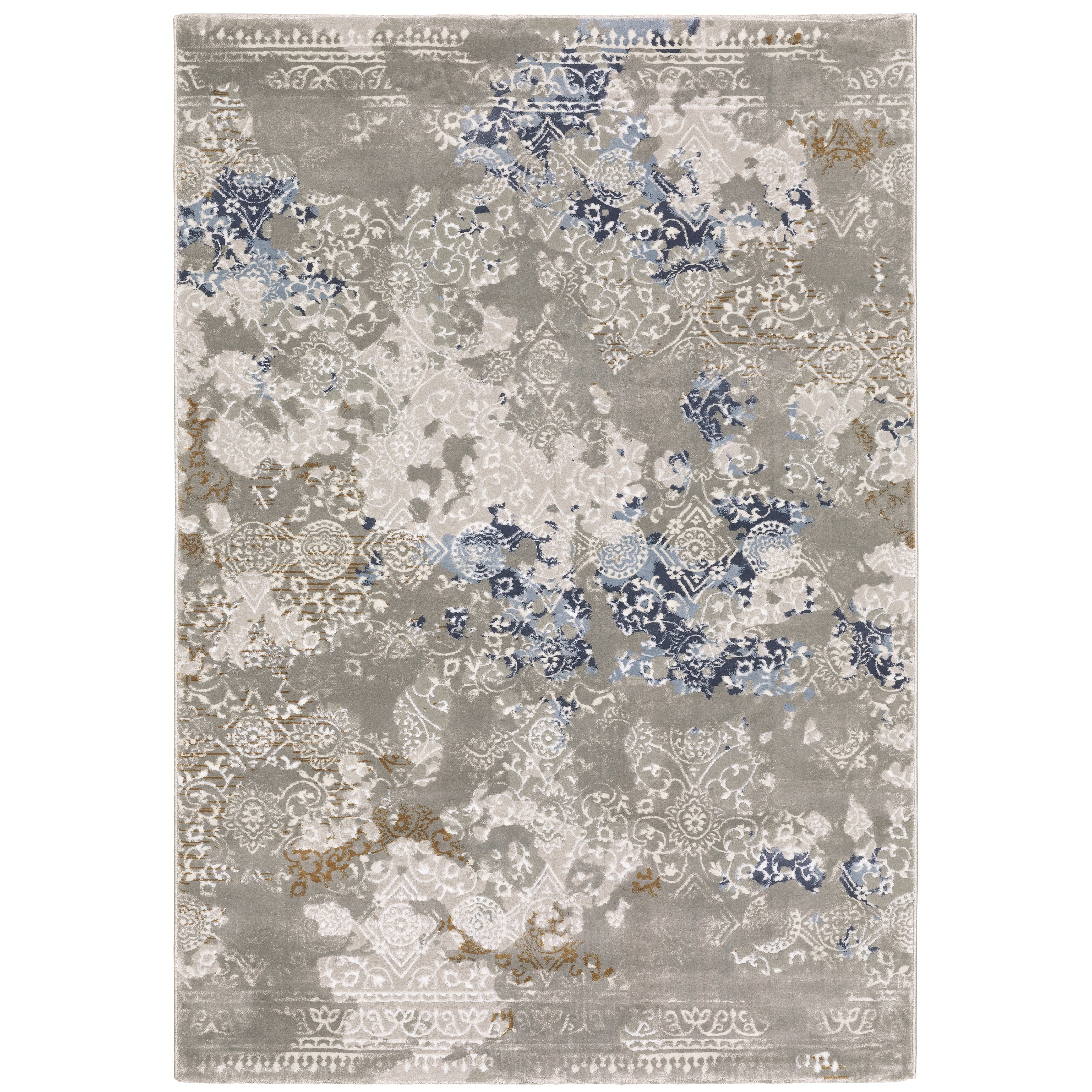 Oriental Weavers Easton 7111F Grey/Blue Area Rug