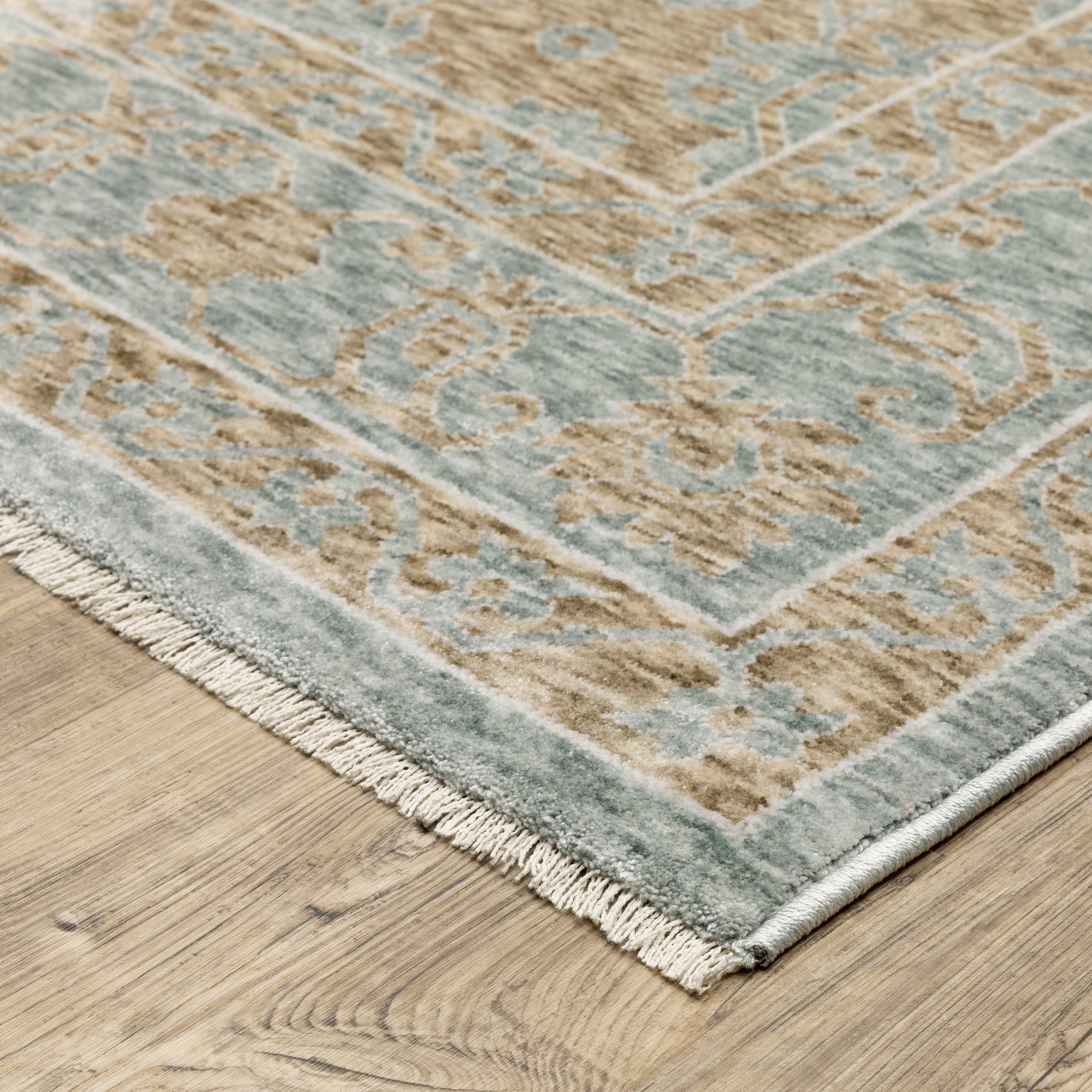 Oriental Weavers Echo ECH03 Beige/Blue Area Rug
