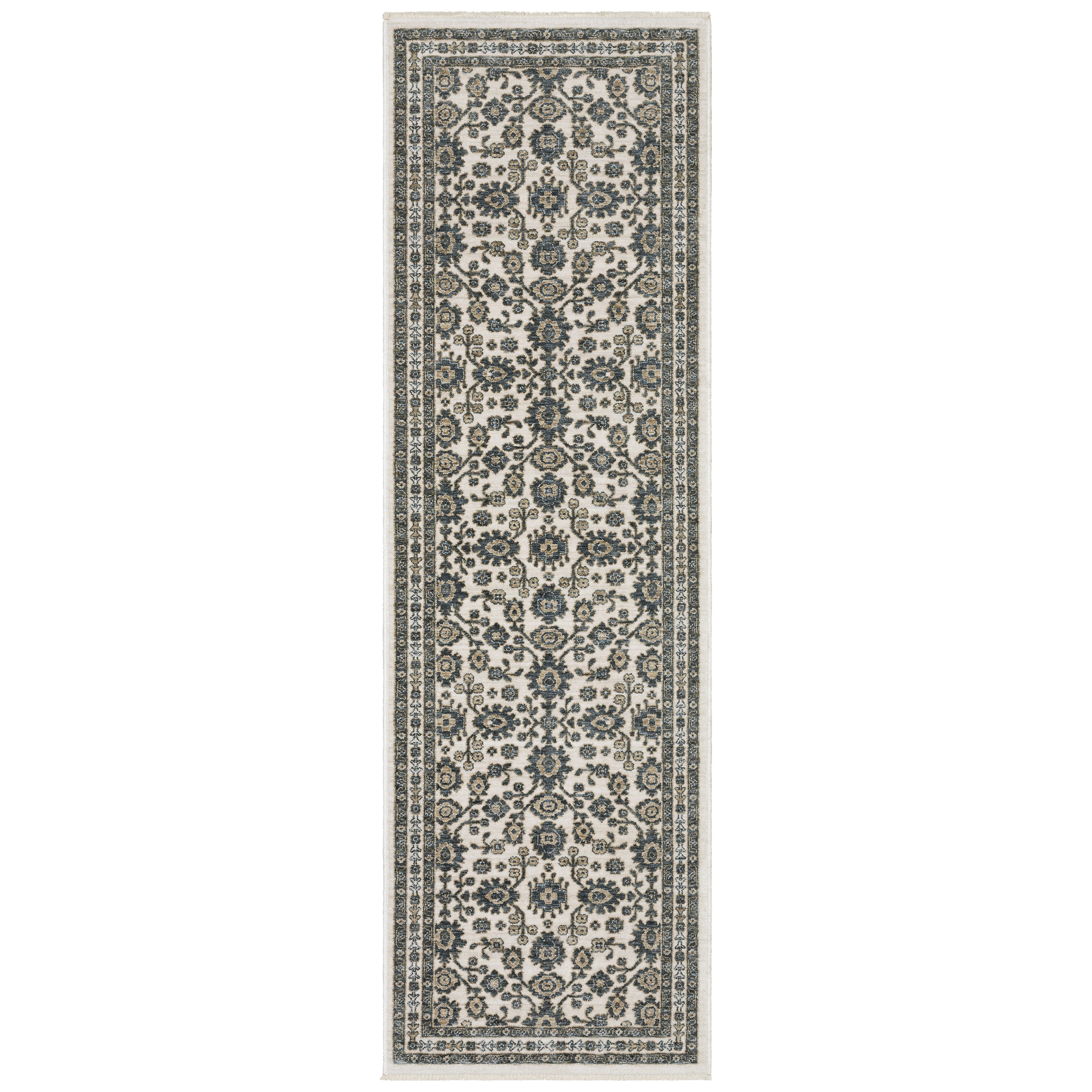 Oriental Weavers Echo ECH06 Ivory/Blue Area Rug