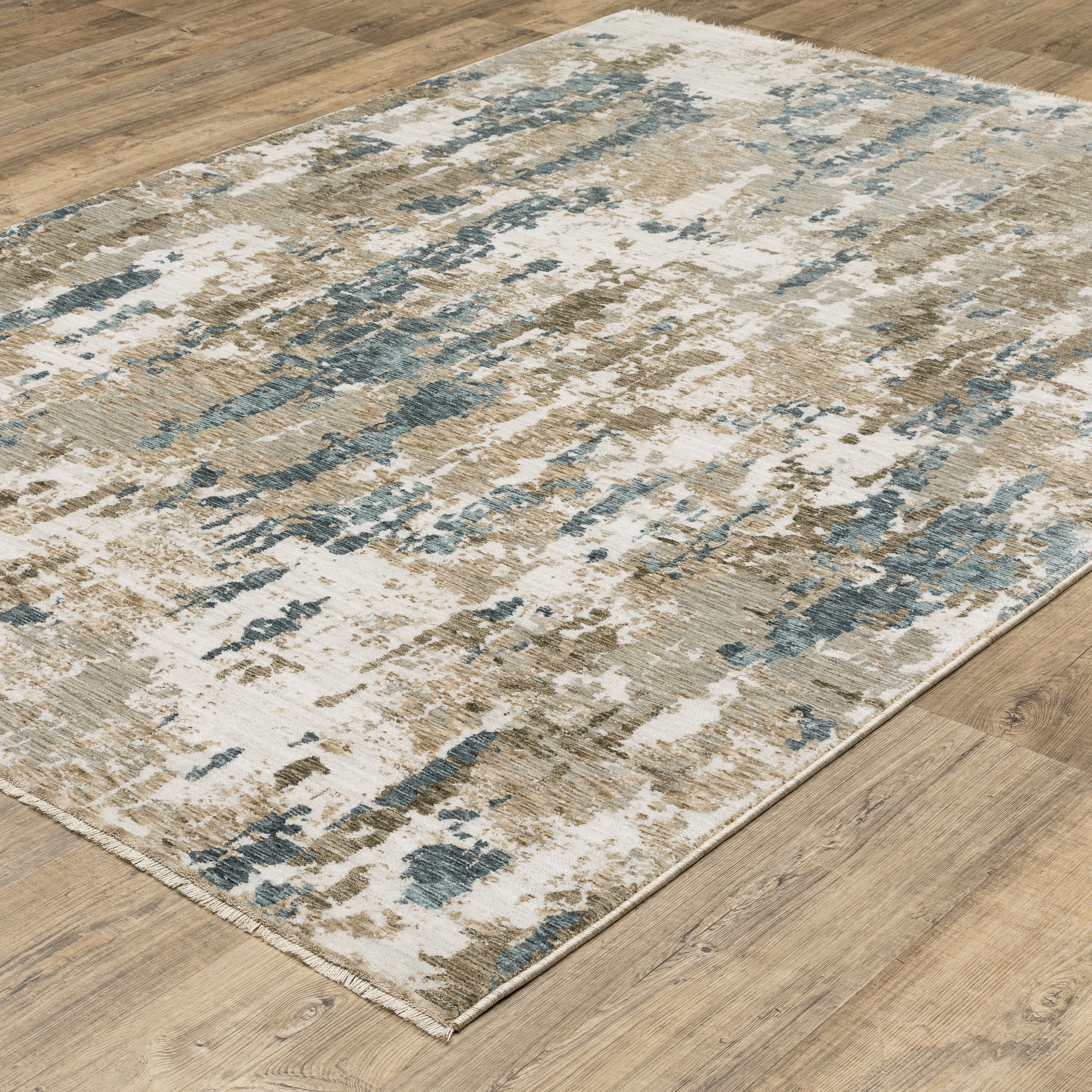 Oriental Weavers Echo ECH11 Beige/Blue Area Rug
