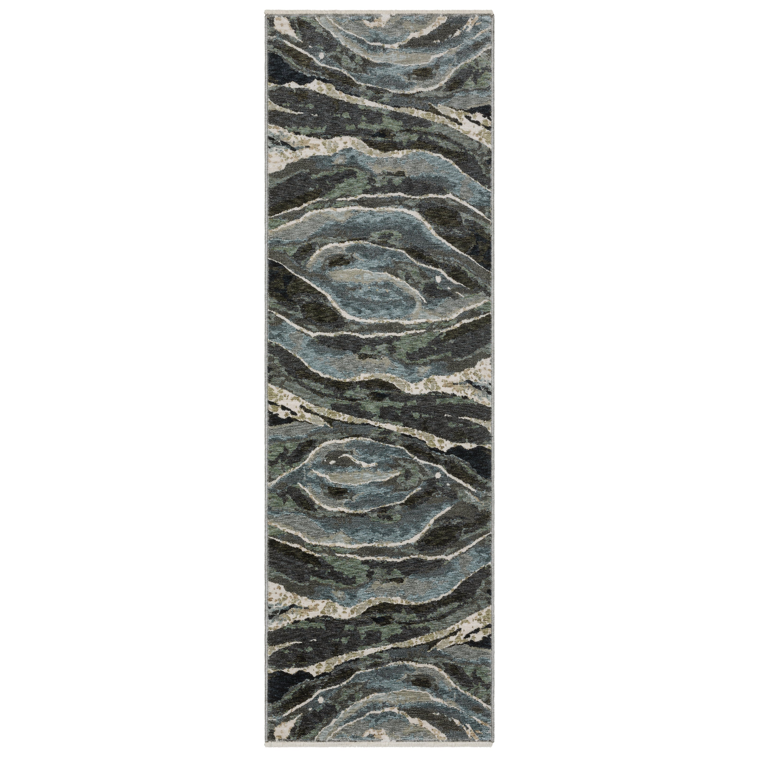 Oriental Weavers Echo ECH12 Blue/Green Area Rug