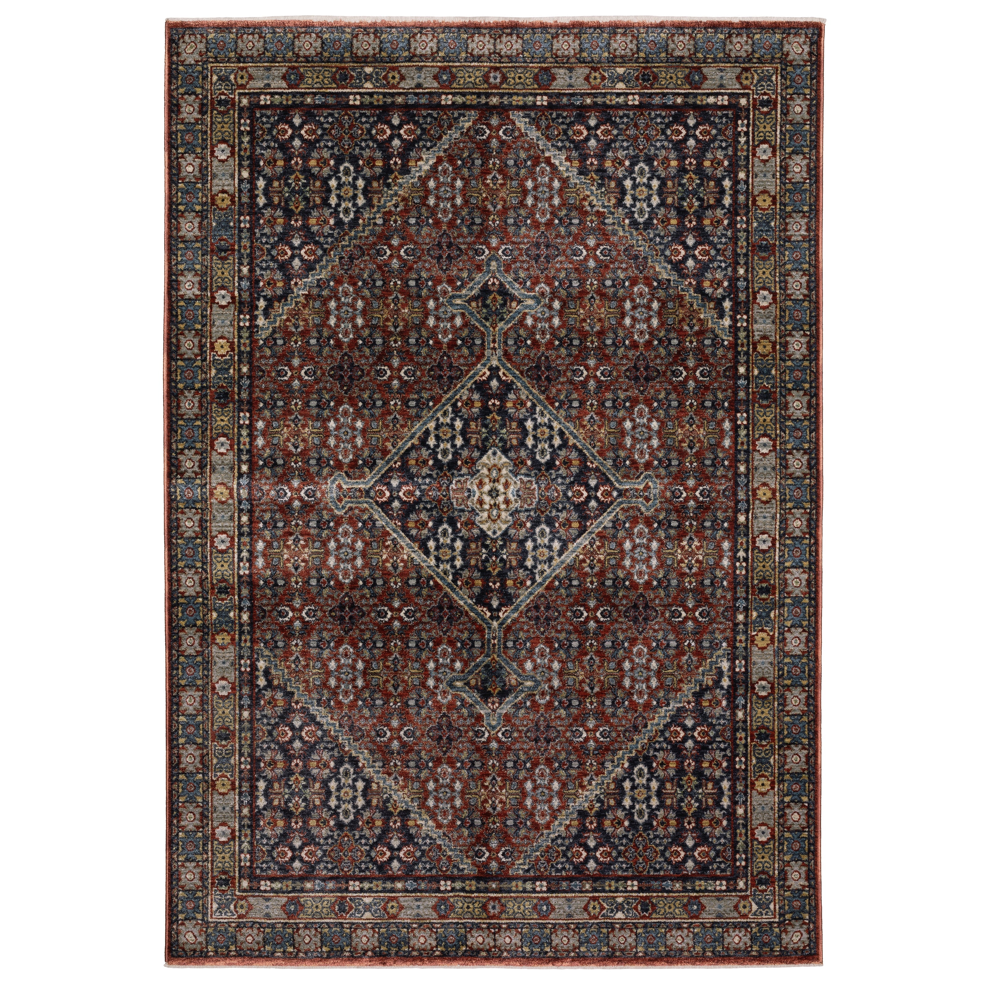 Oriental Weavers Eliana ELI06 Red/Multi Area Rug