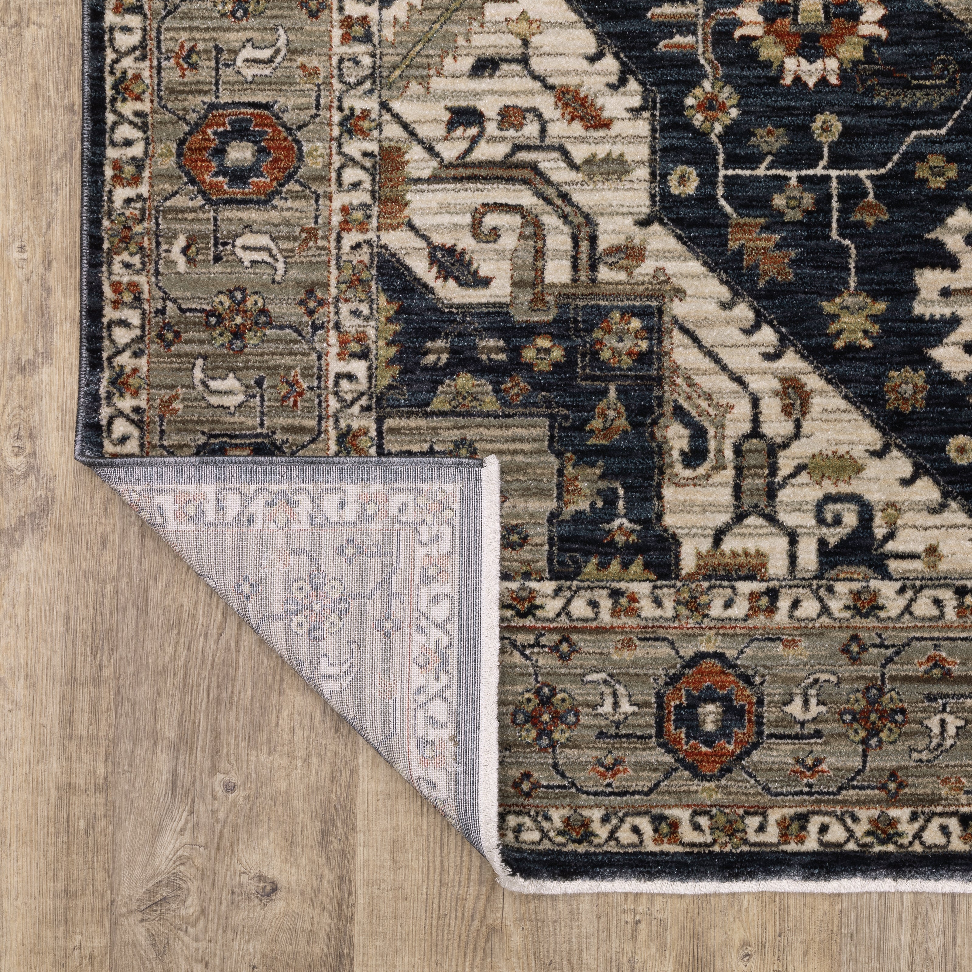 Oriental Weavers Eliana ELI07 Brown/Blue Area Rug