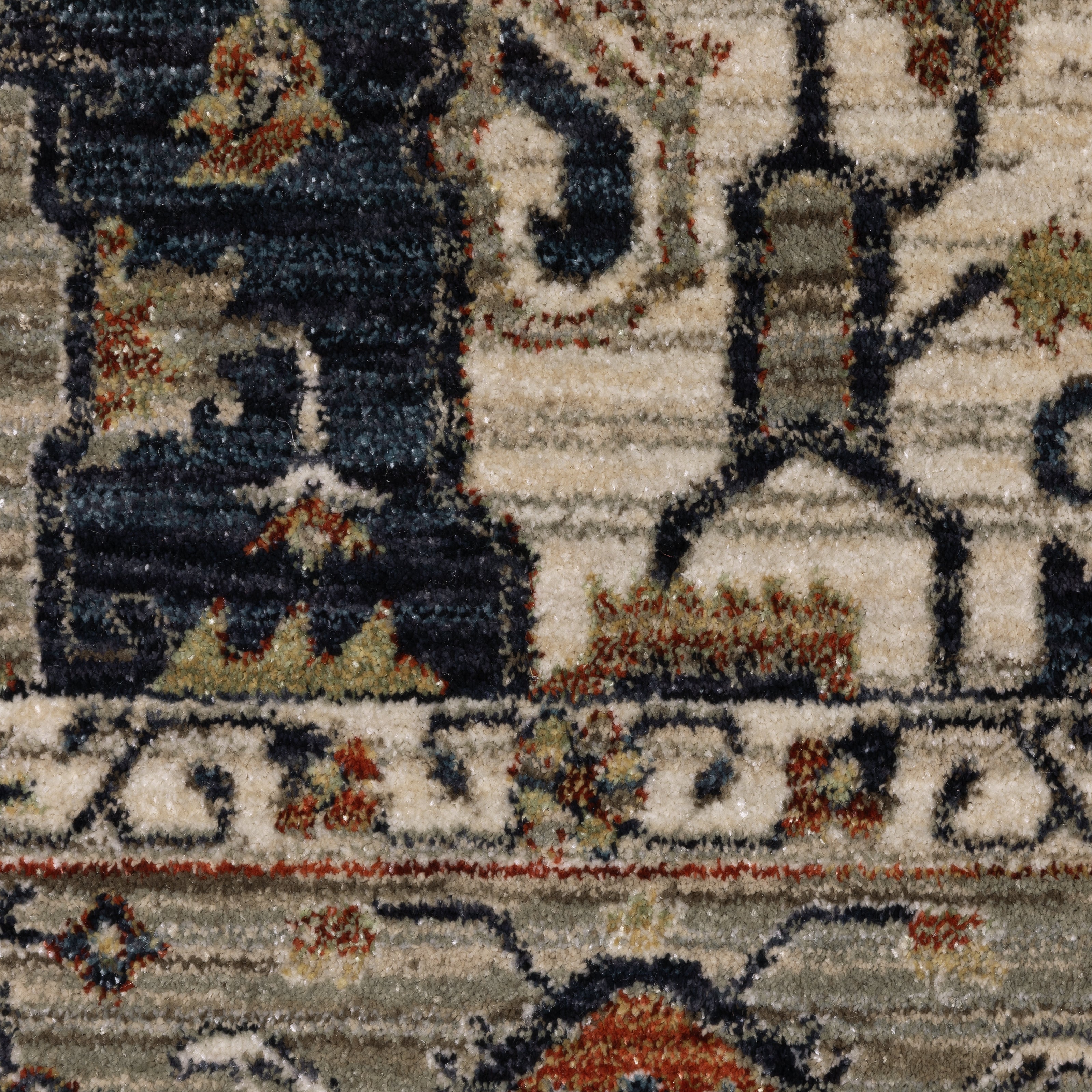 Oriental Weavers Eliana ELI07 Brown/Blue Area Rug