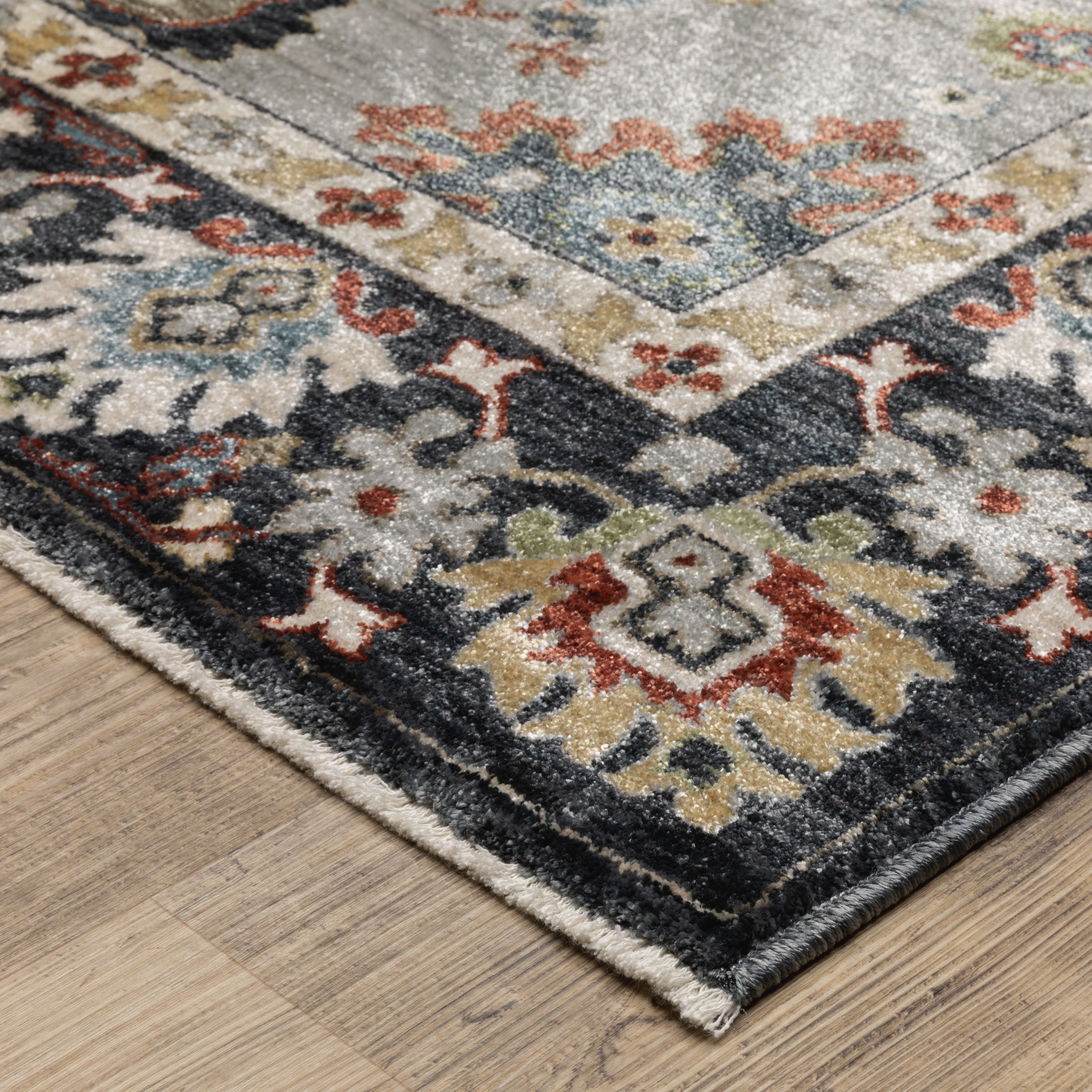 Oriental Weavers Eliana ELI08 Blue/Multi Area Rug