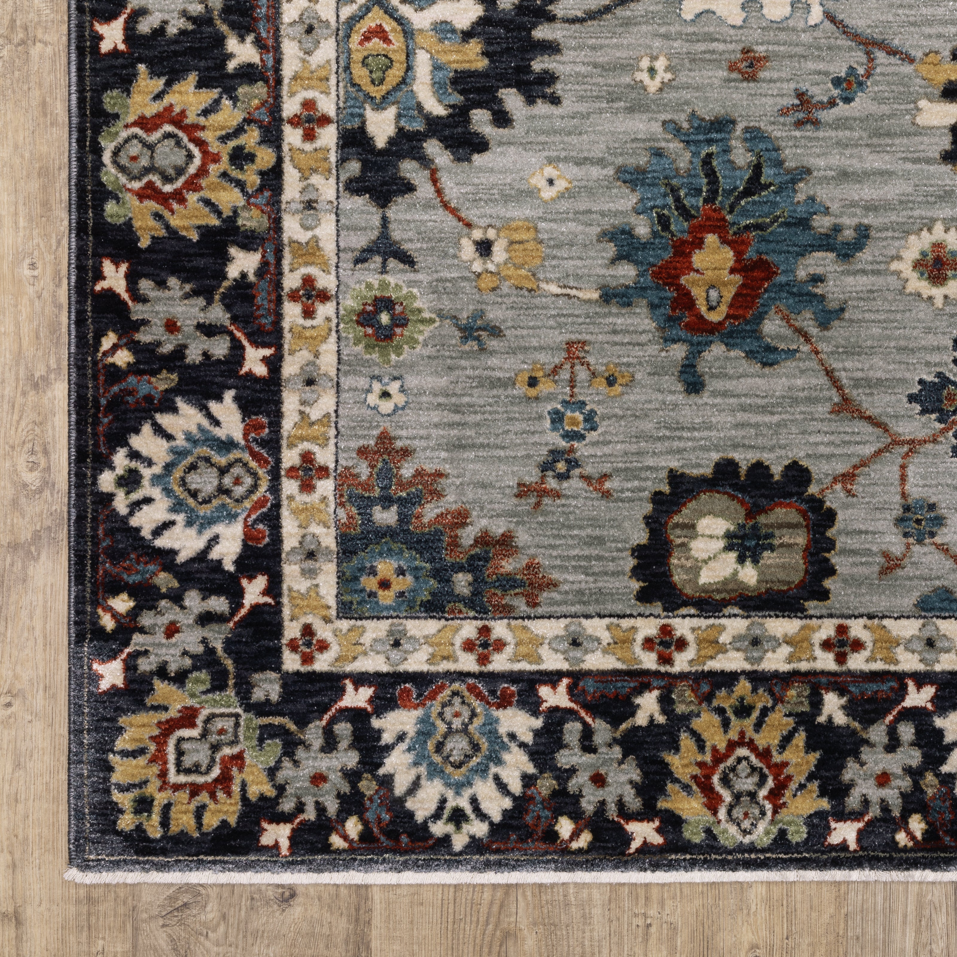 Oriental Weavers Eliana ELI08 Blue/Multi Area Rug