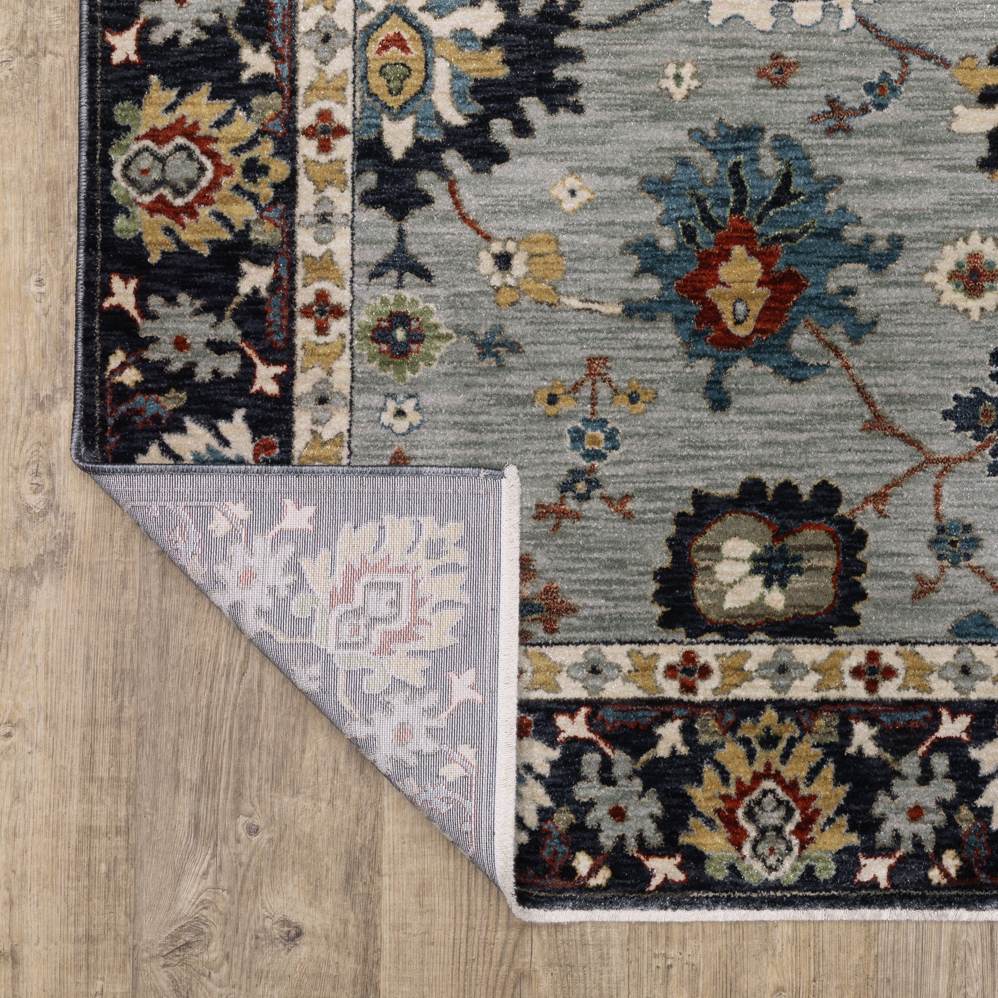 Oriental Weavers Eliana ELI08 Blue/Multi Area Rug