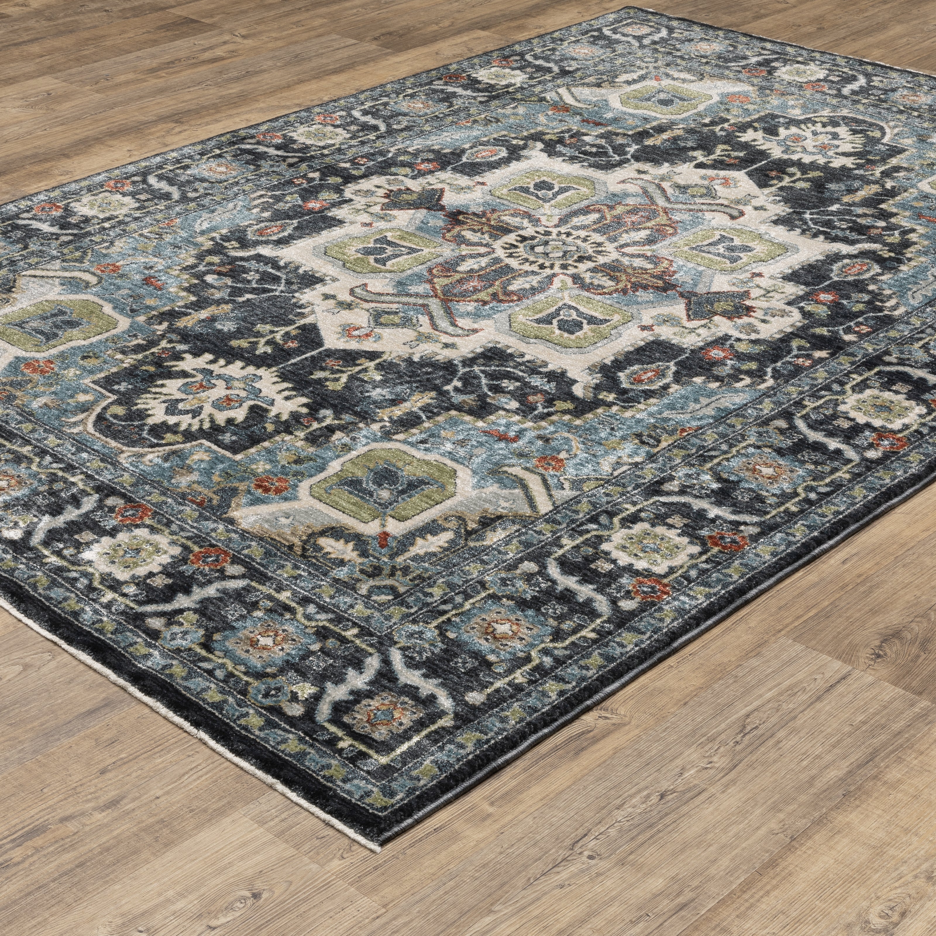 Oriental Weavers Eliana ELI09 Blue/Blue Area Rug