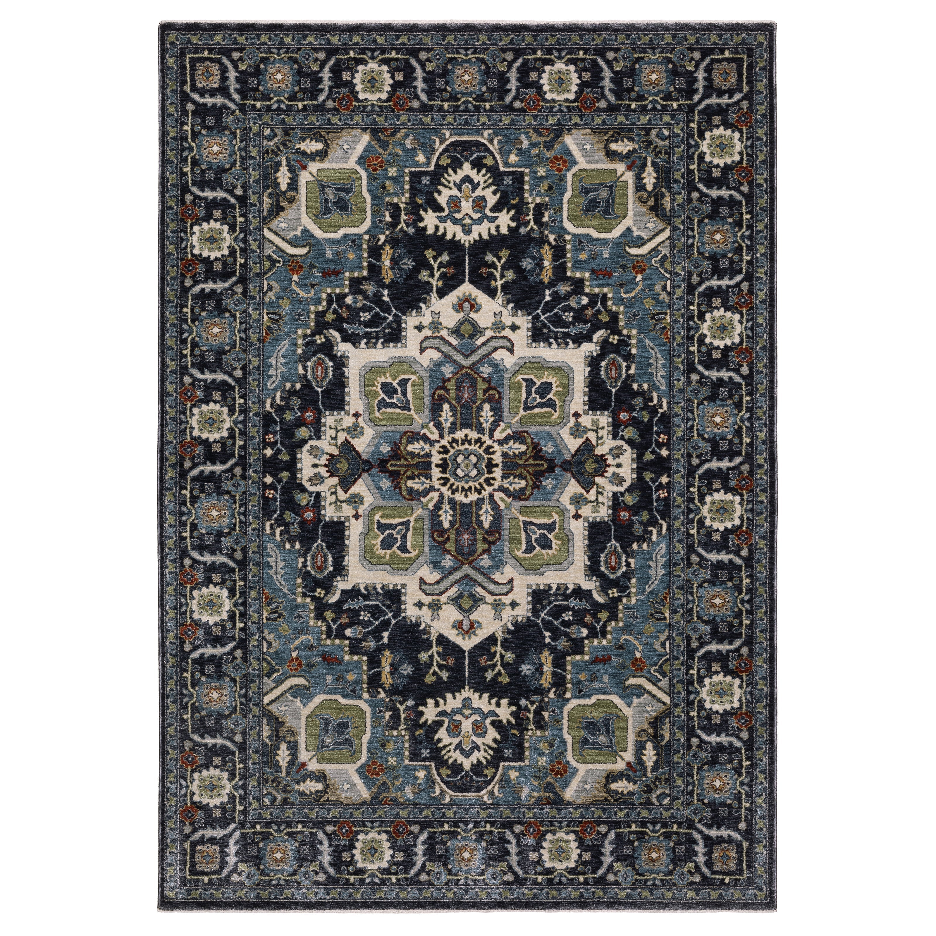 Oriental Weavers Eliana ELI09 Blue/Blue Area Rug
