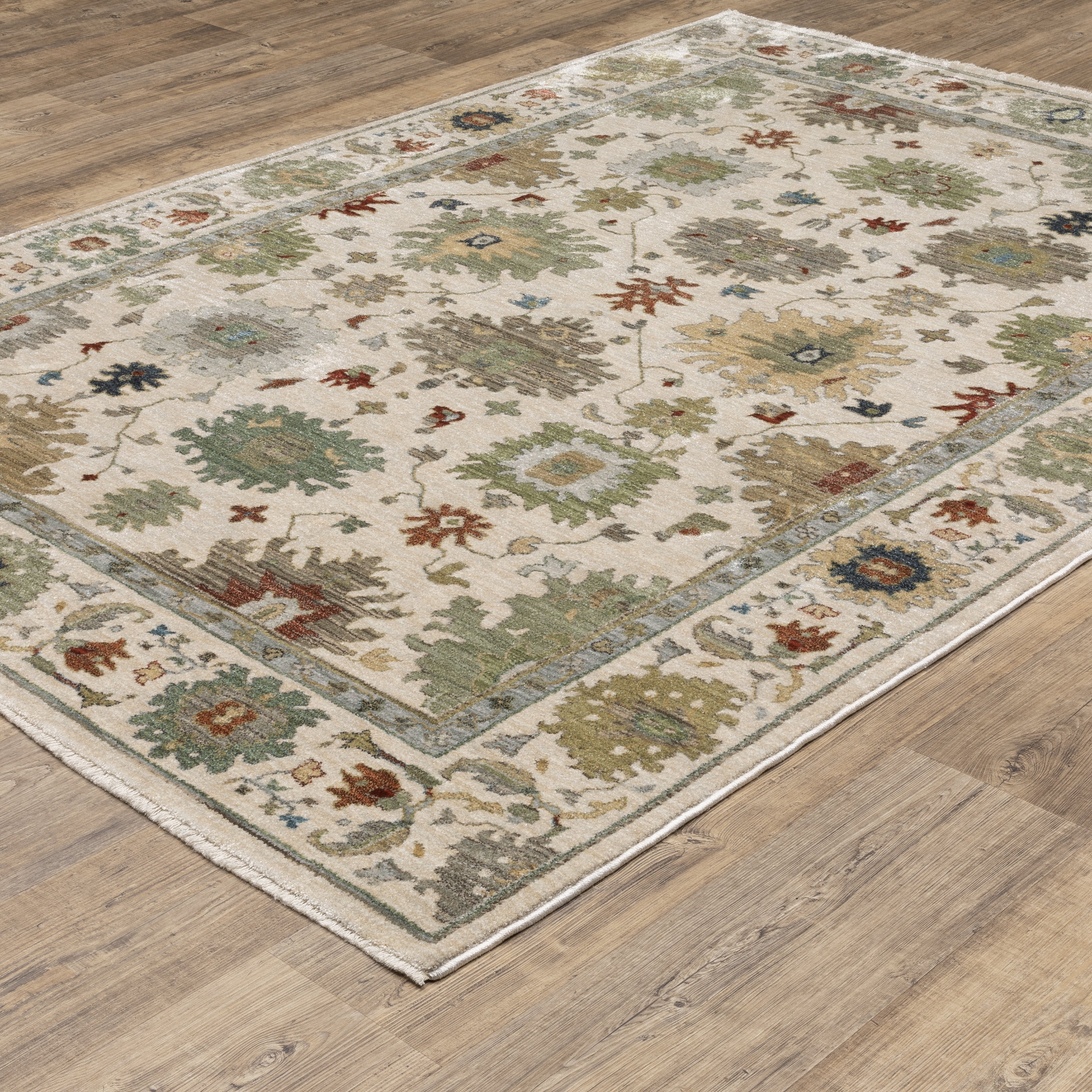 Oriental Weavers Eliana ELI10 Ivory/Multi Area Rug