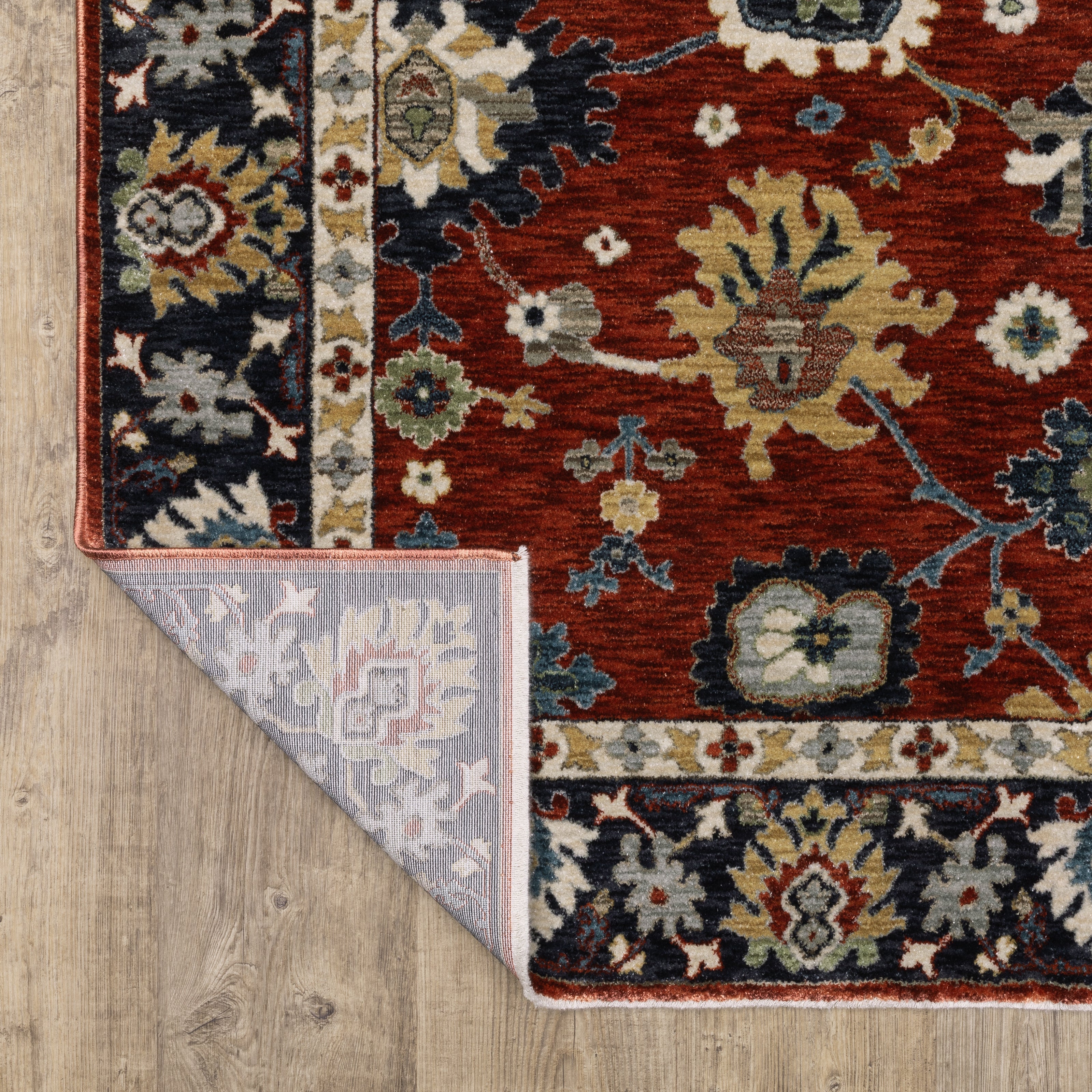 Oriental Weavers Eliana ELI12 Red/Blue Area Rug