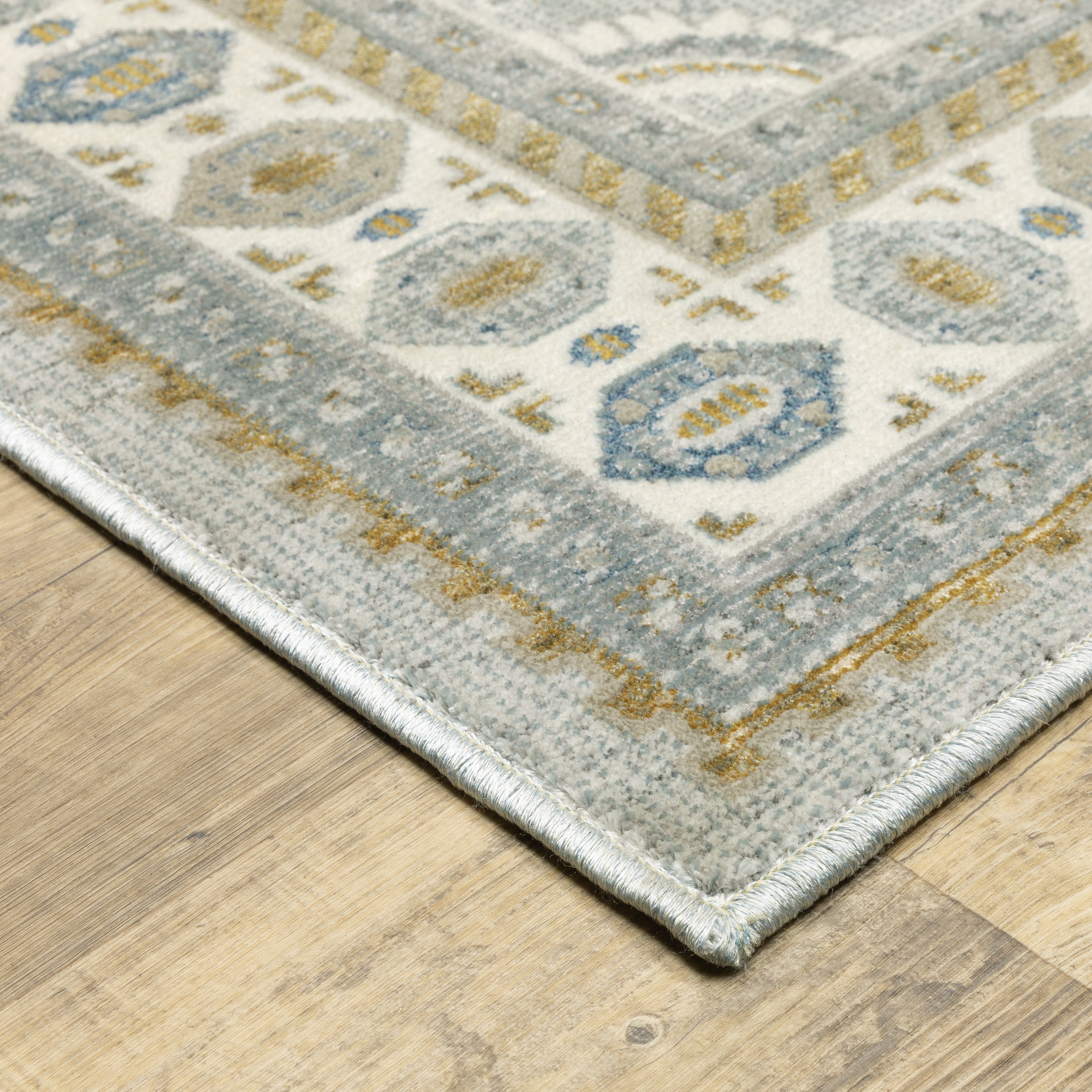 Oriental Weavers Ellington ELL02 Blue/Grey Area Rug