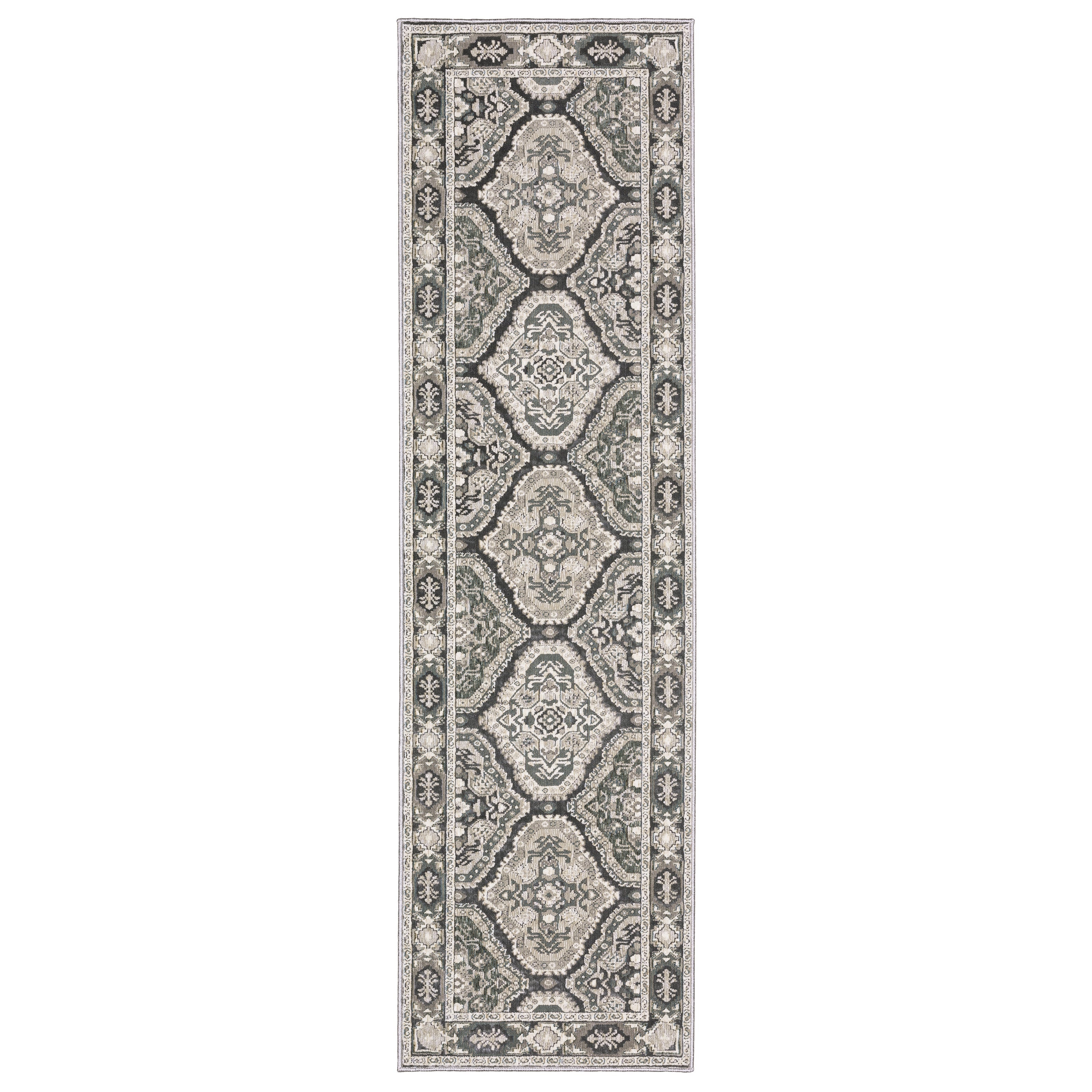 Oriental Weavers Ellington ELL04 Grey/Grey Area Rug
