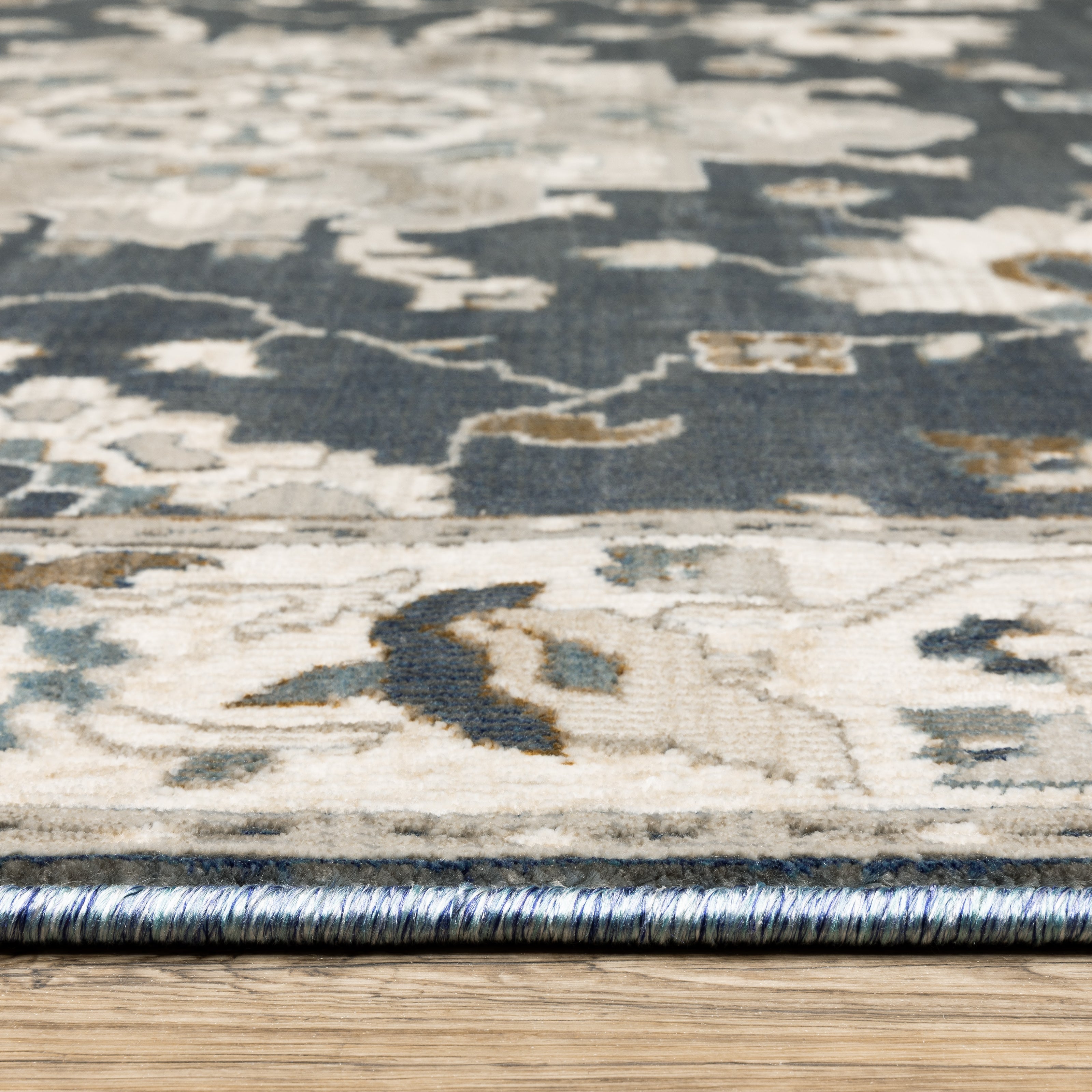 Oriental Weavers Ellington ELL08 Blue/Beige Area Rug