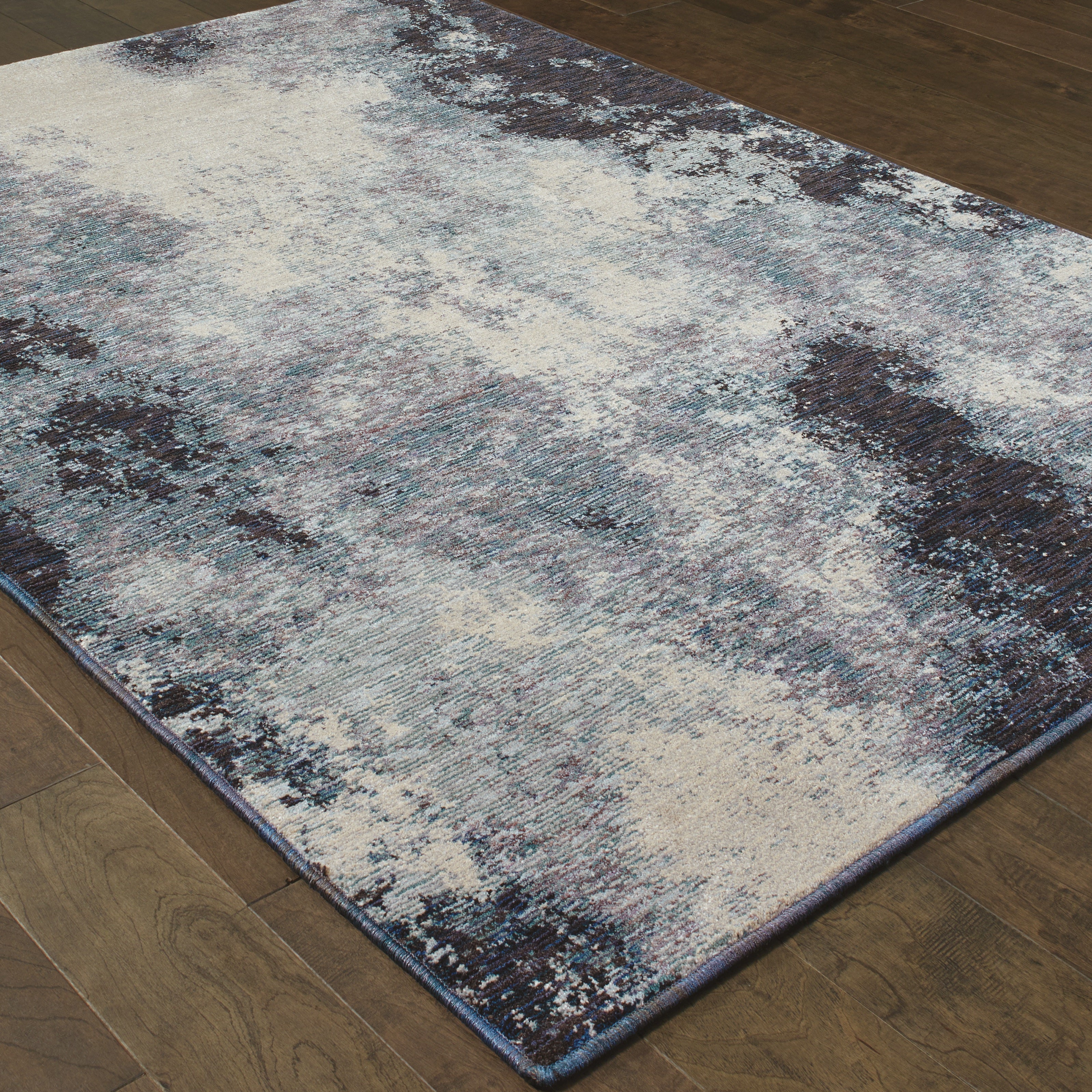 Oriental Weavers Evolution 8000B Navy/Ivory Area Rug