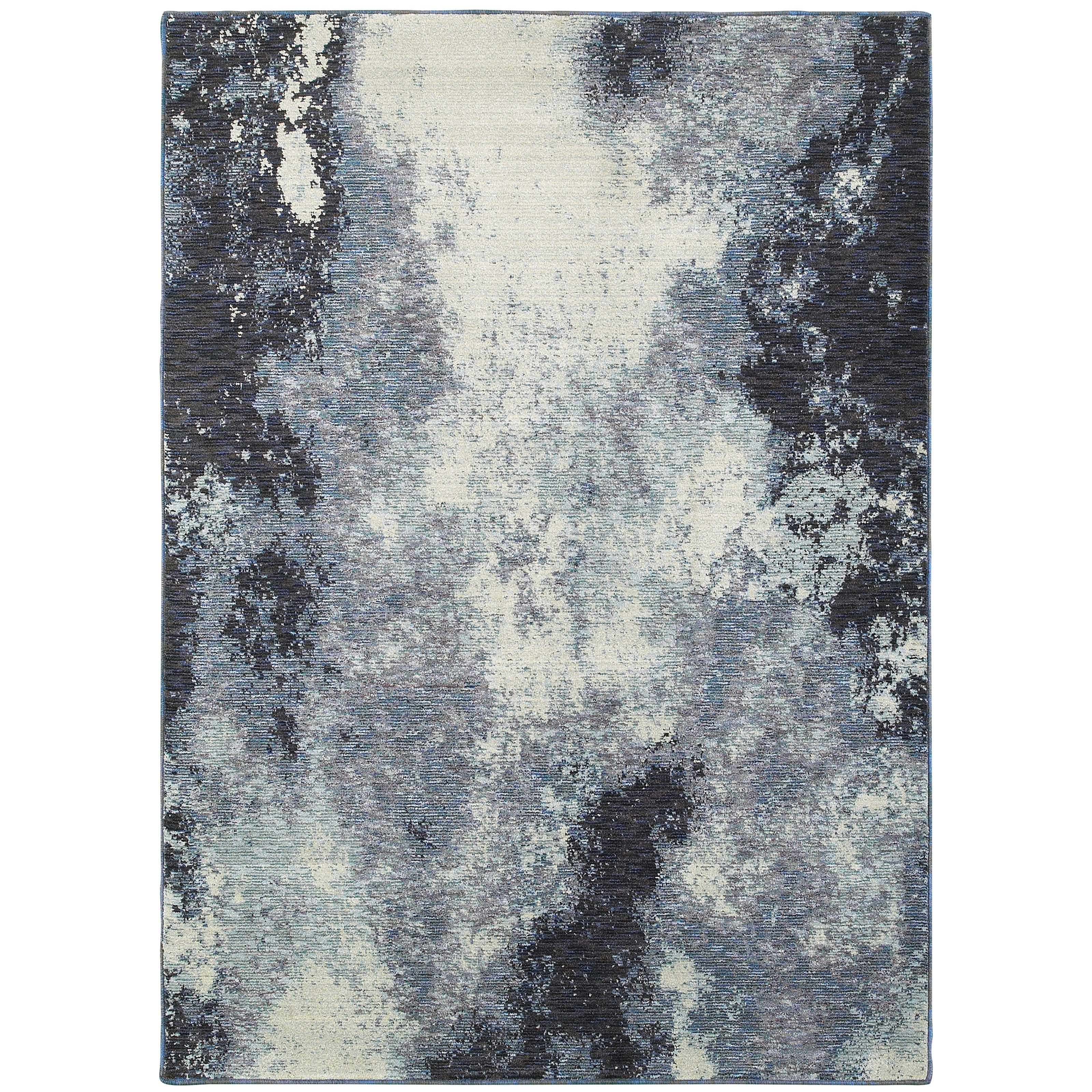 Oriental Weavers Evolution 8000B Navy/Ivory Area Rug