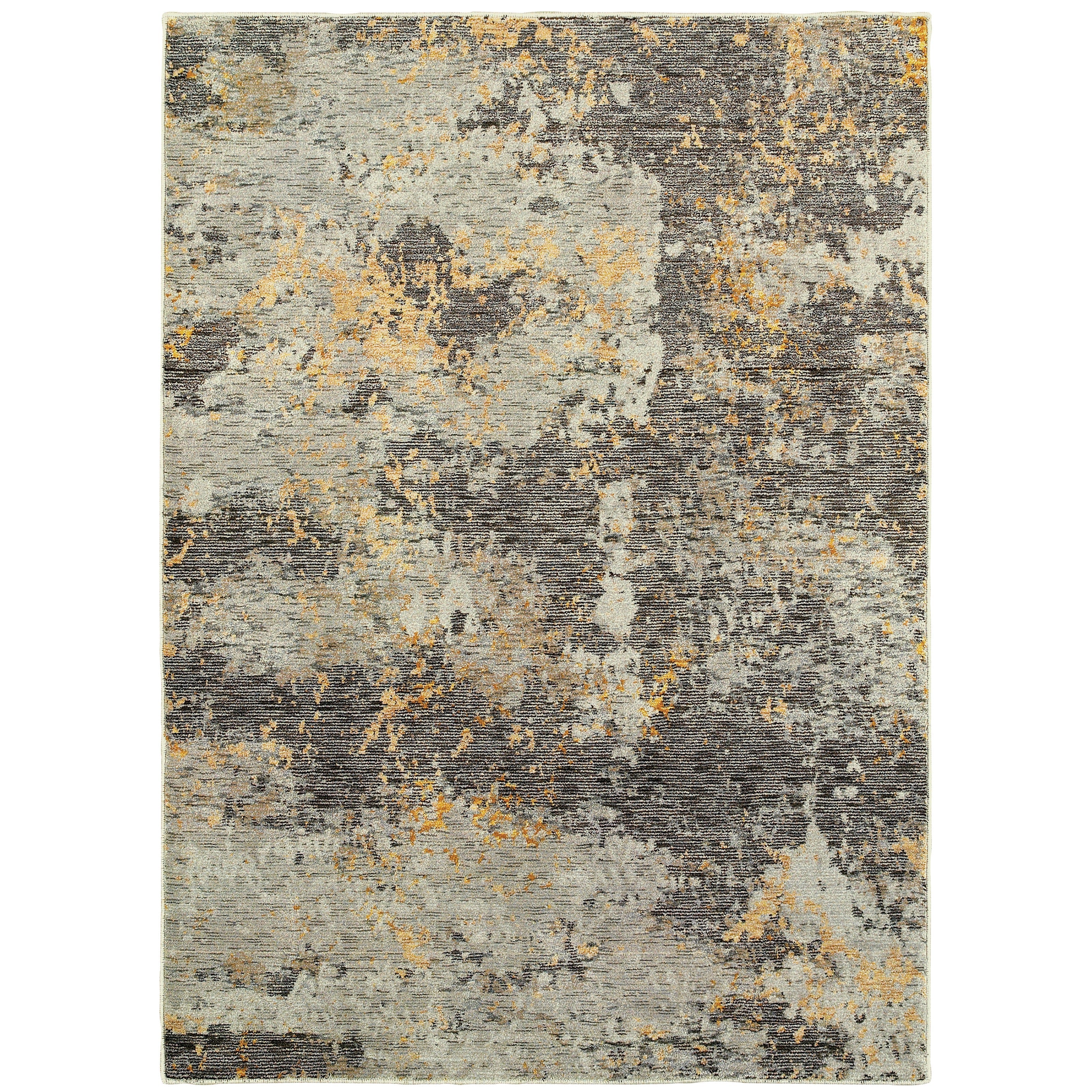 Oriental Weavers Evolution 8025B Grey/Gold Area Rug