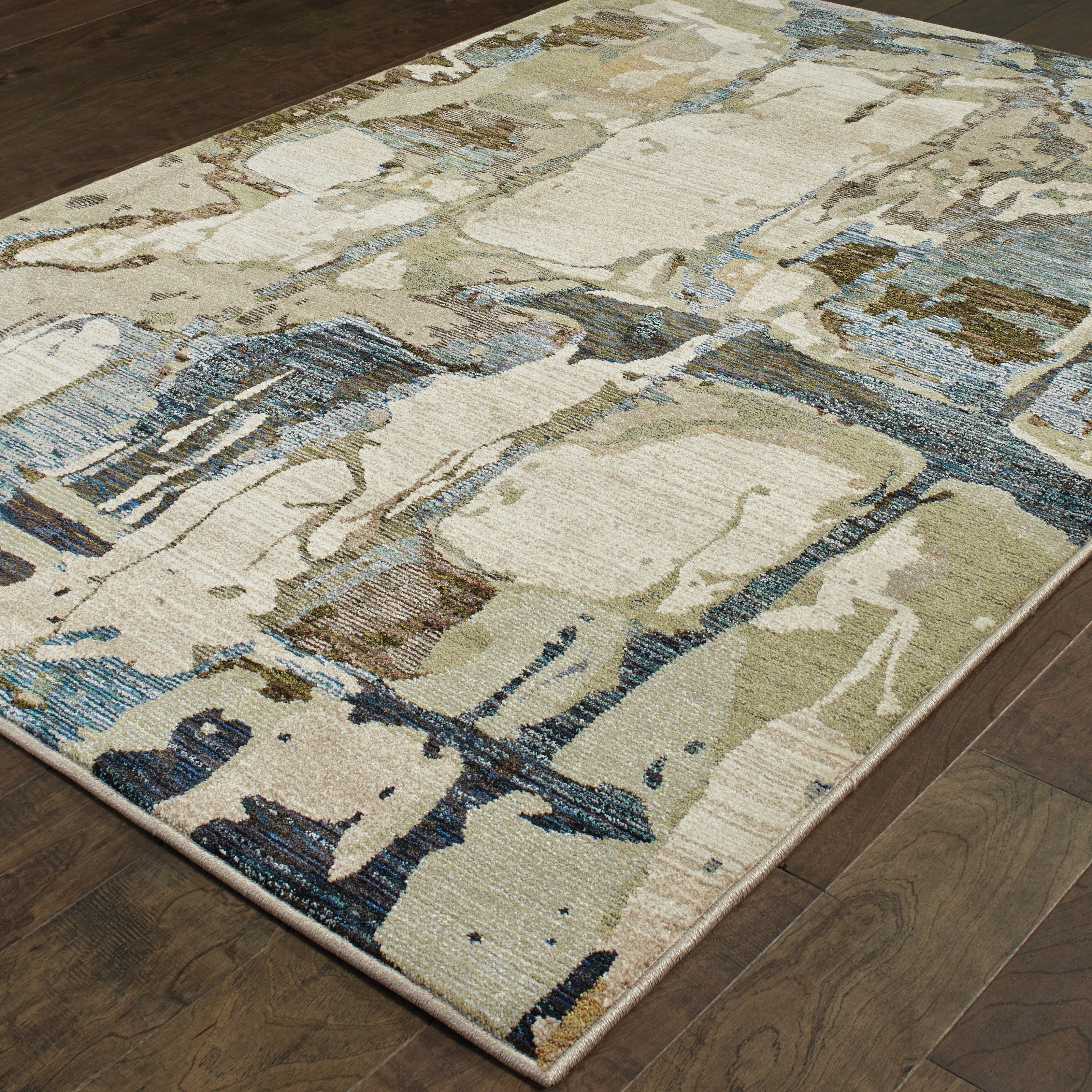 Oriental Weavers Evolution 8027A Blue/Grey Area Rug