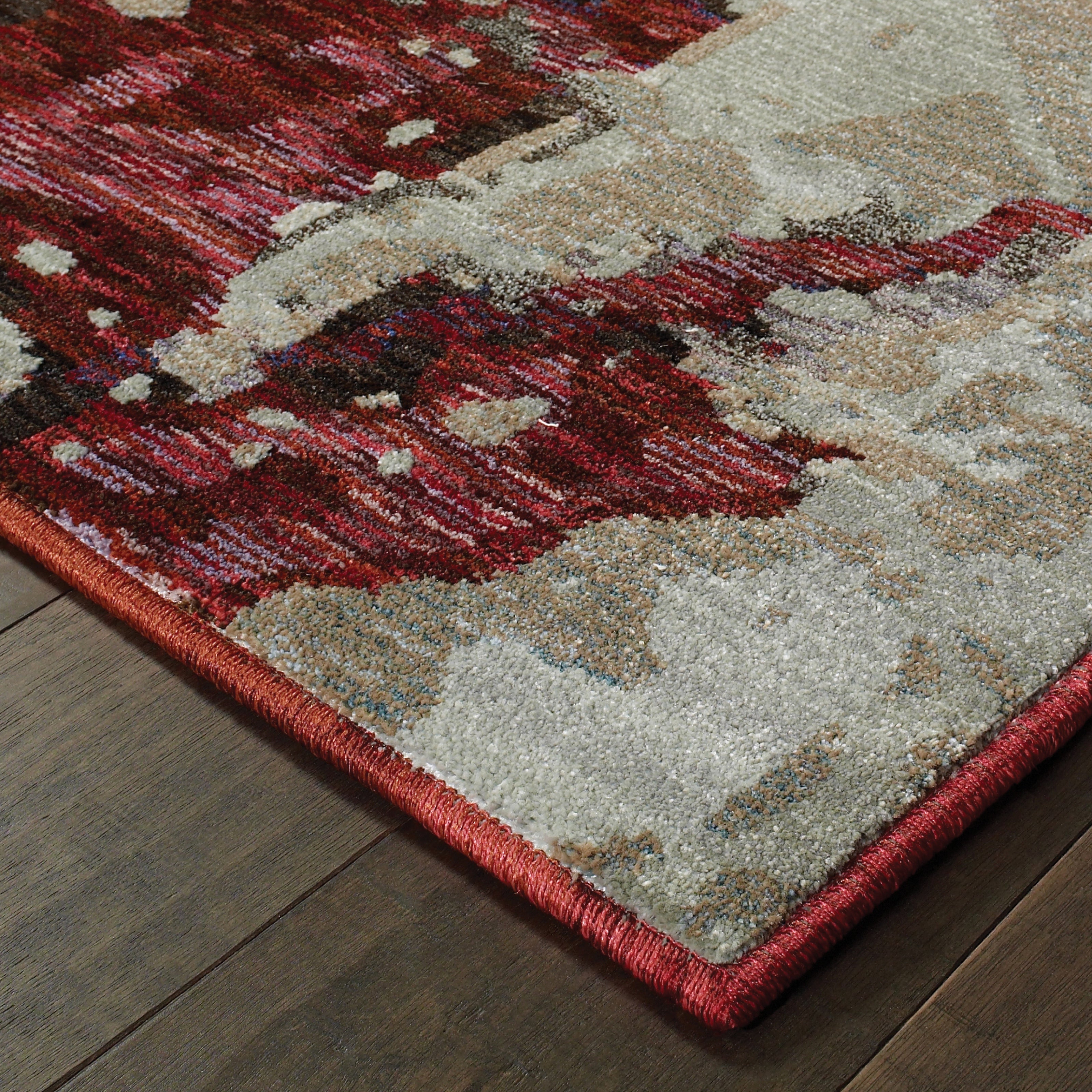 Oriental Weavers Evolution 8028B Red/Beige Area Rug
